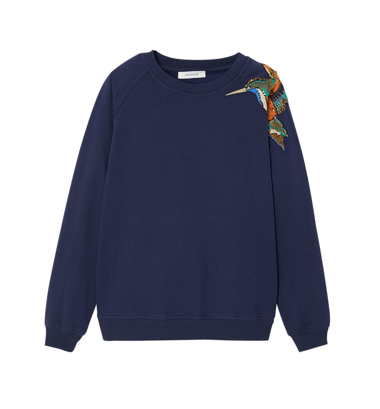 Sudadera bordado ave