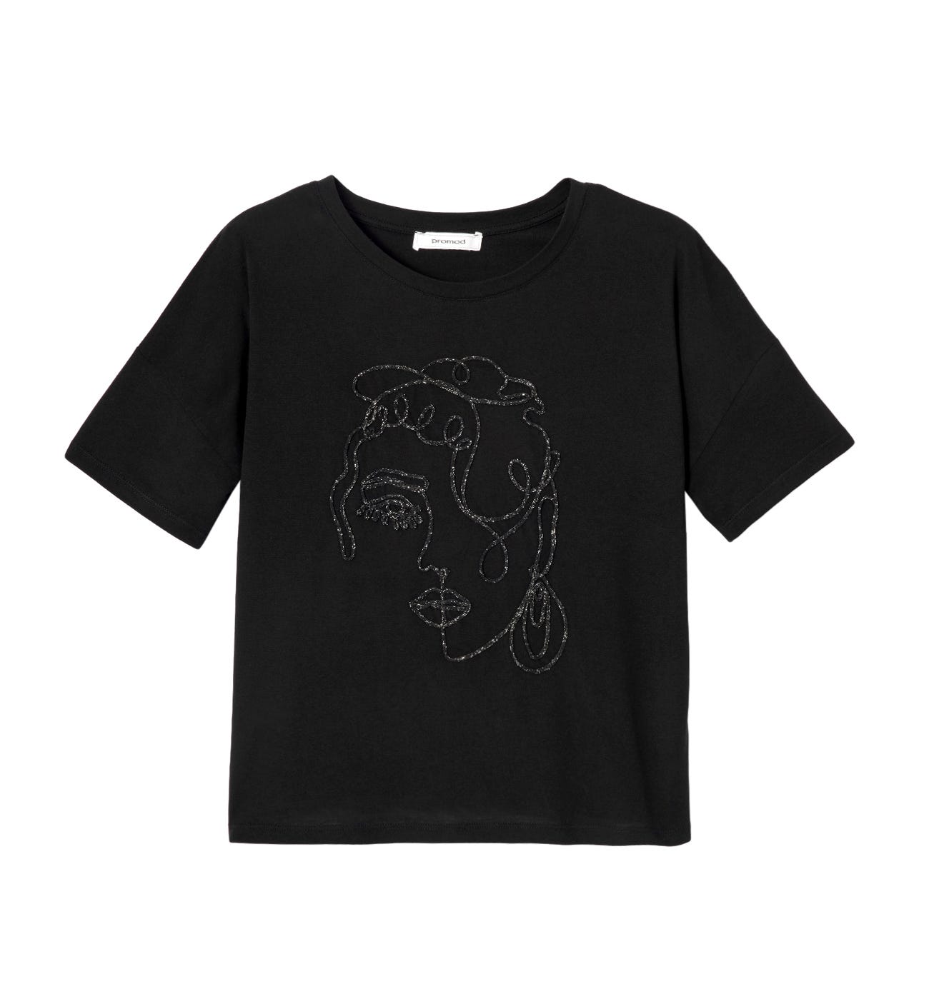 Camiseta motivo rostro