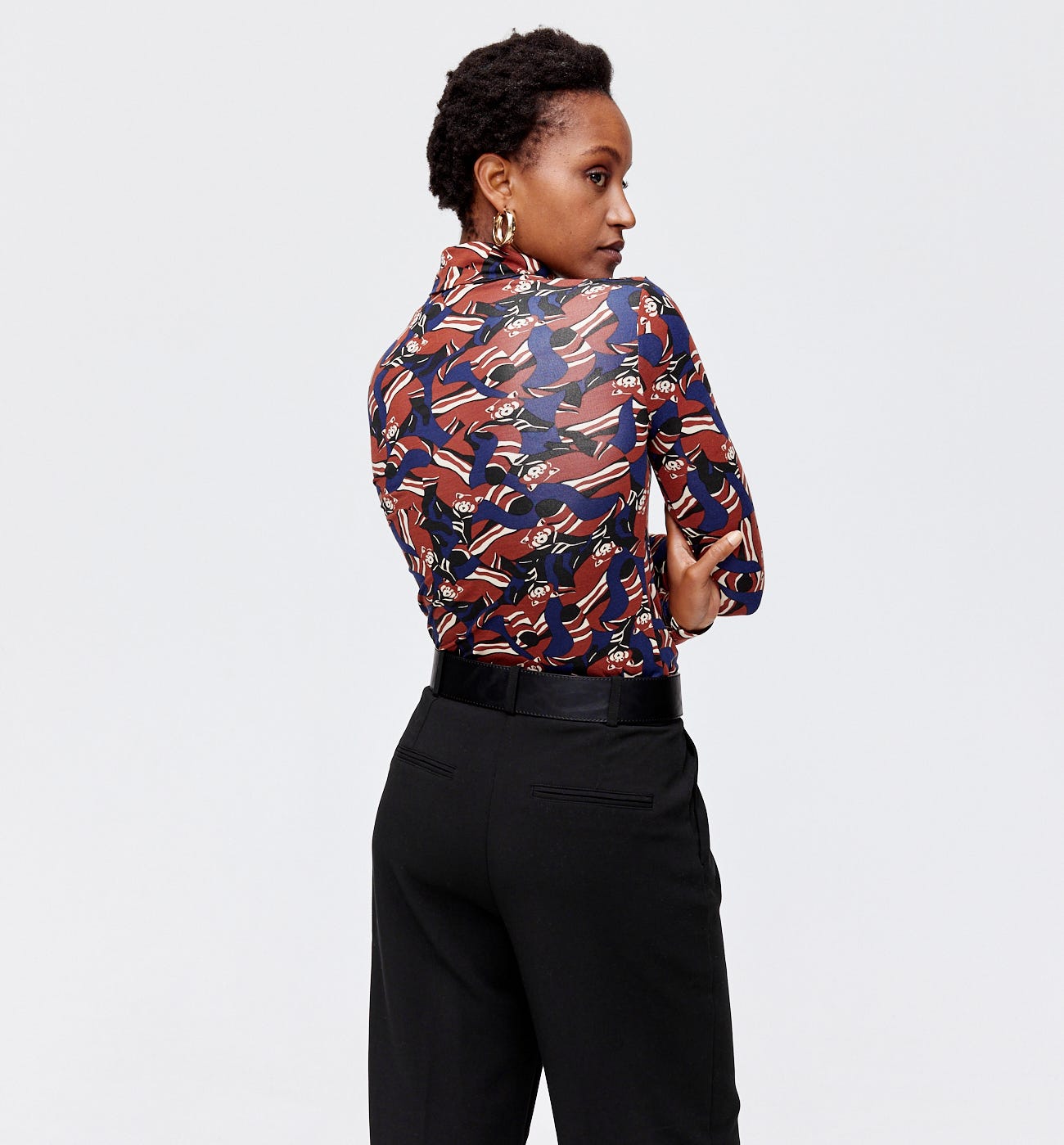 T-shirt col roulé DIMB