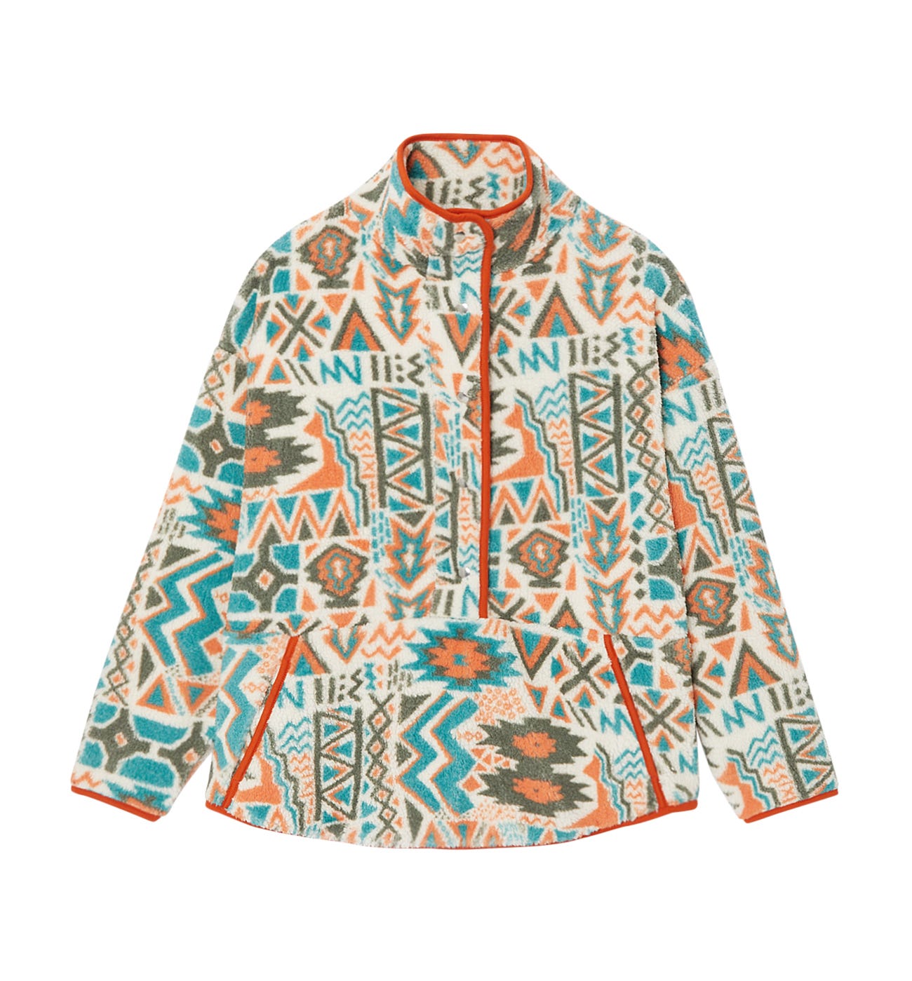 Sweat polaire imprimé Femme