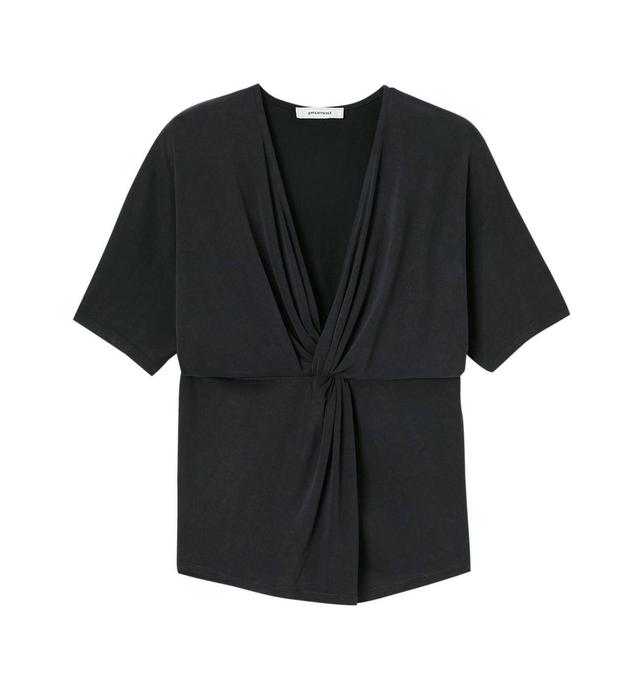 V-neckline top
