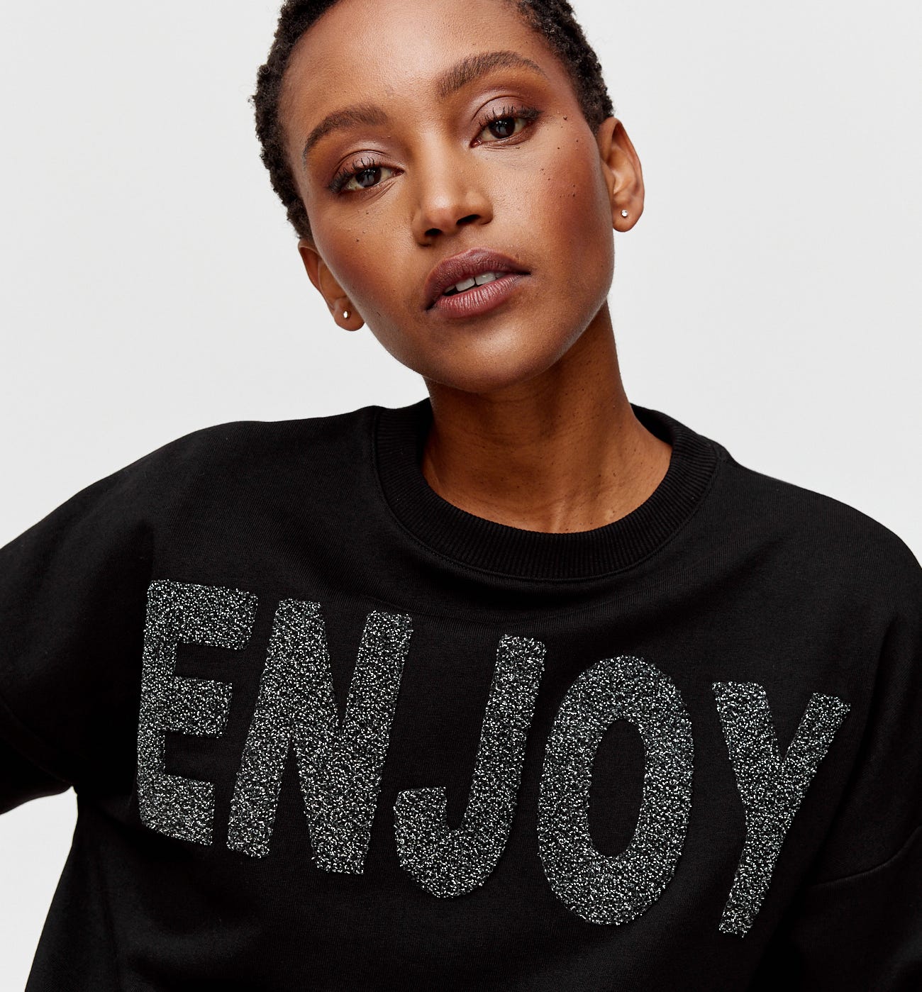 Sweat-shirt à message Femme