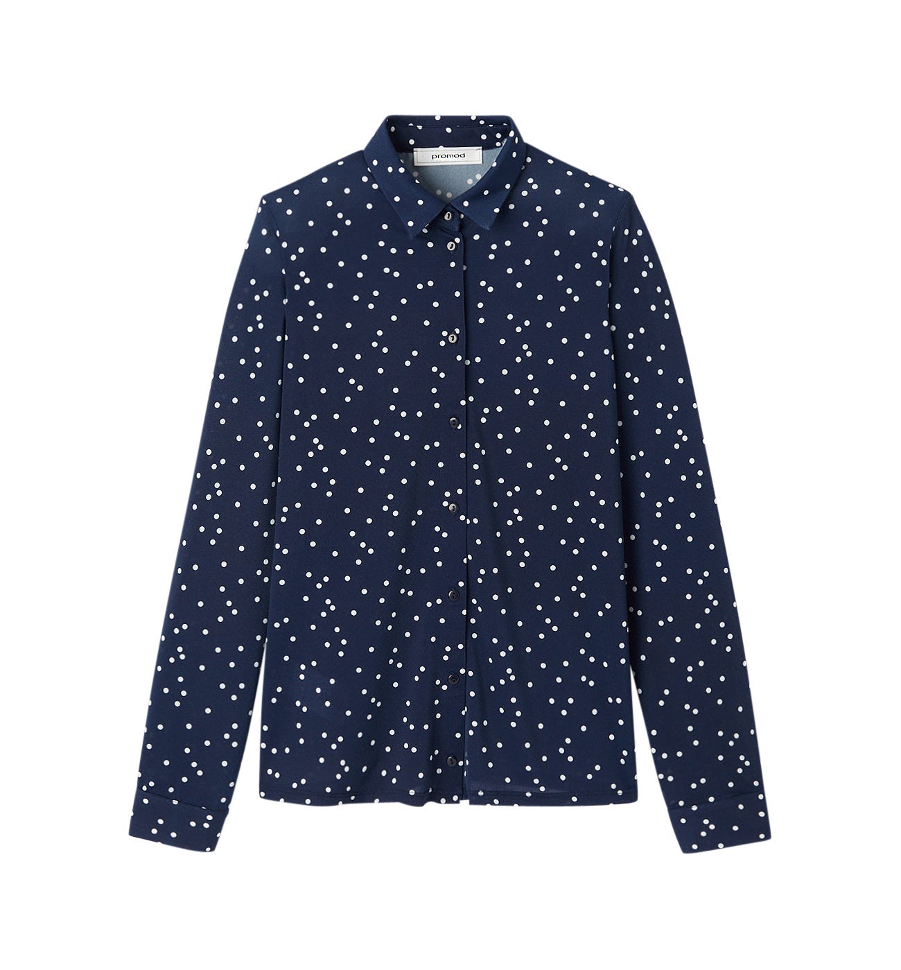Getupfte Bluse