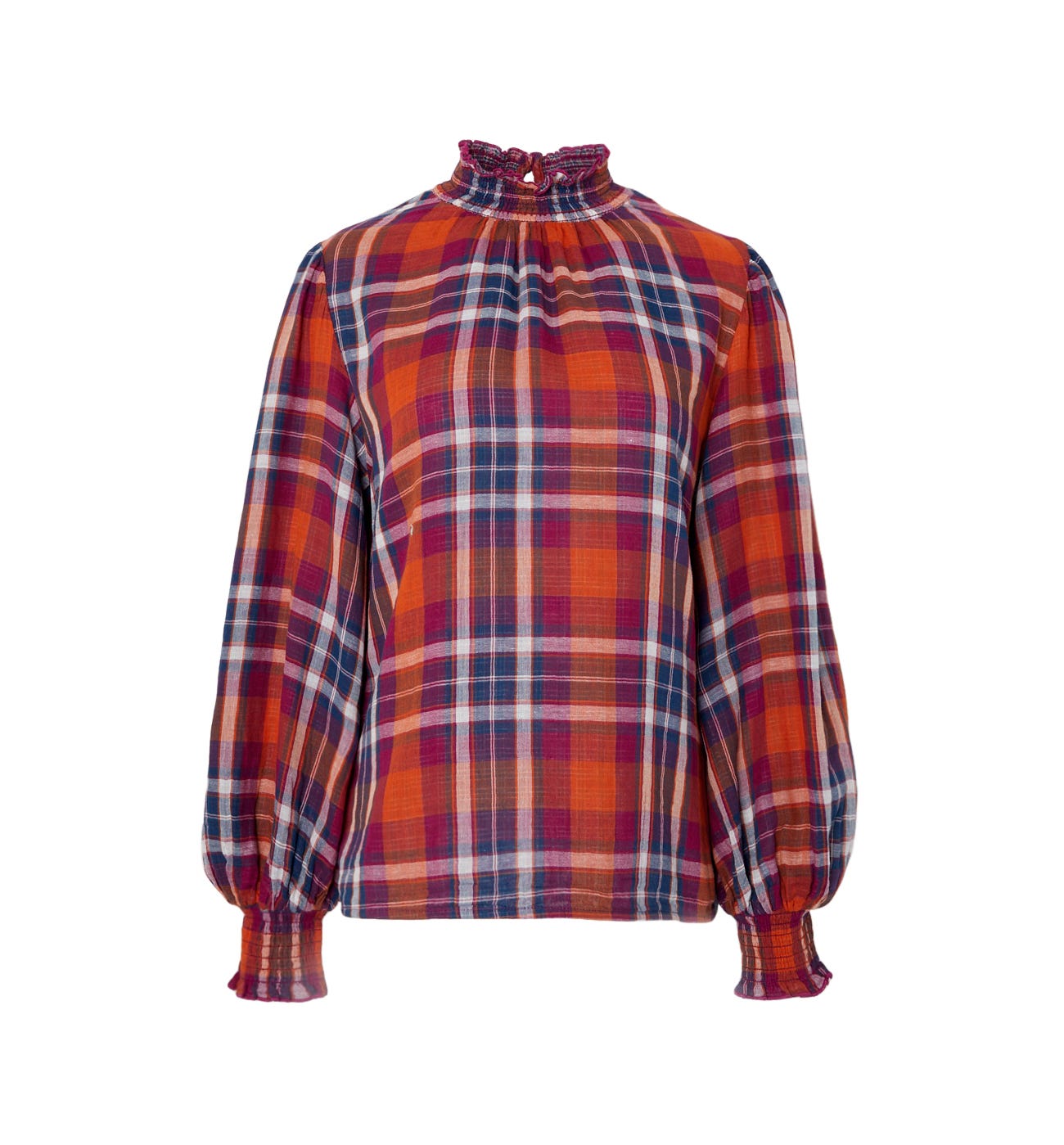 Blusa a quadri