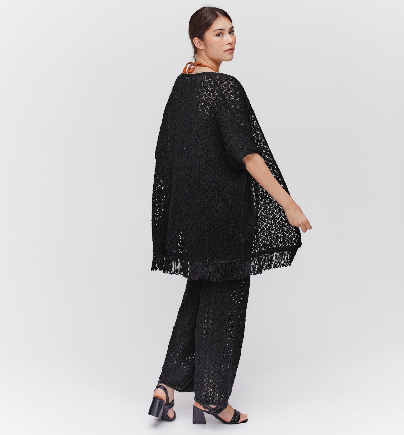 Kimono au crochet Femme