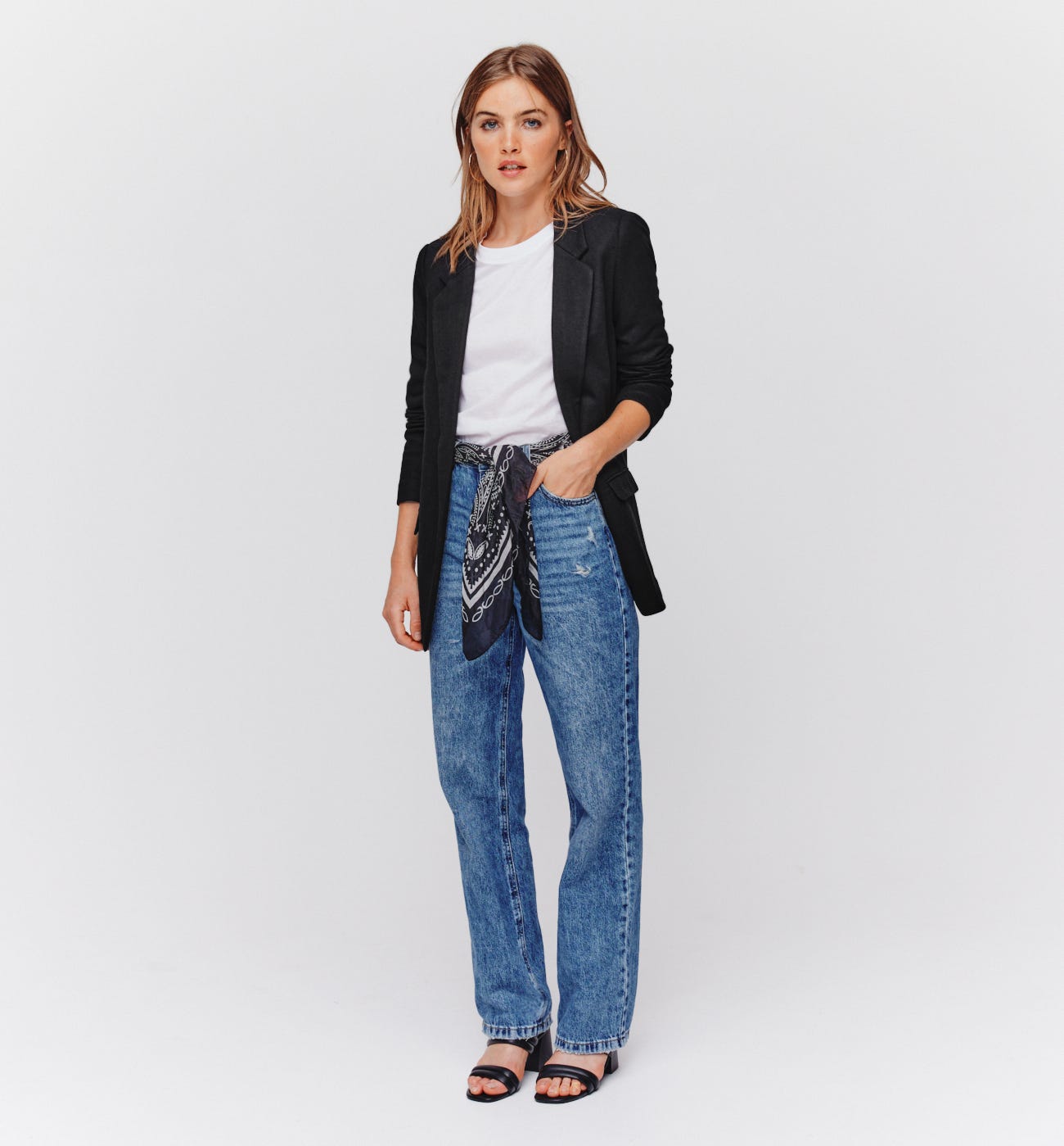 Plain tailored jacket