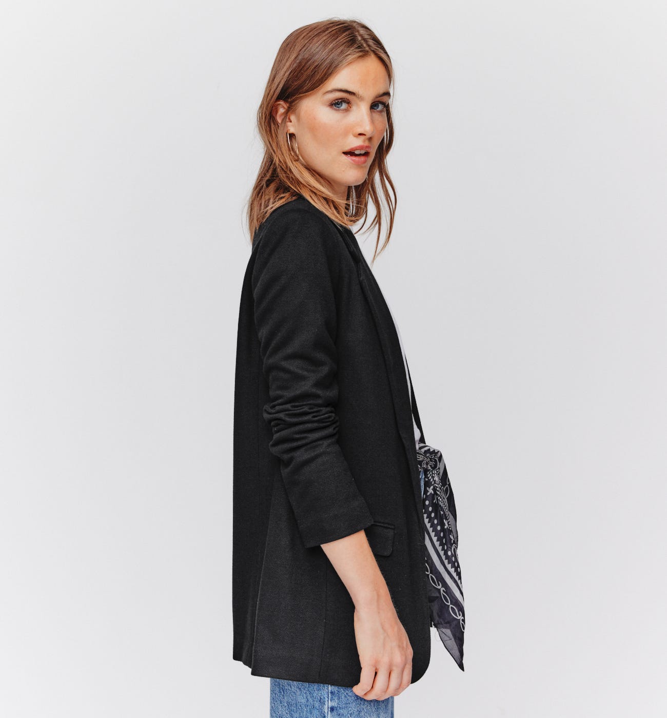 Plain tailored jacket