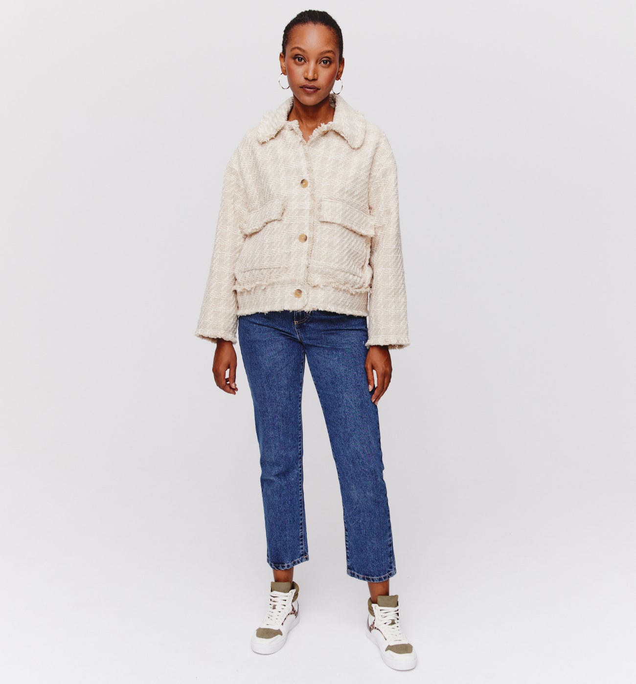Designer-inspired jacket