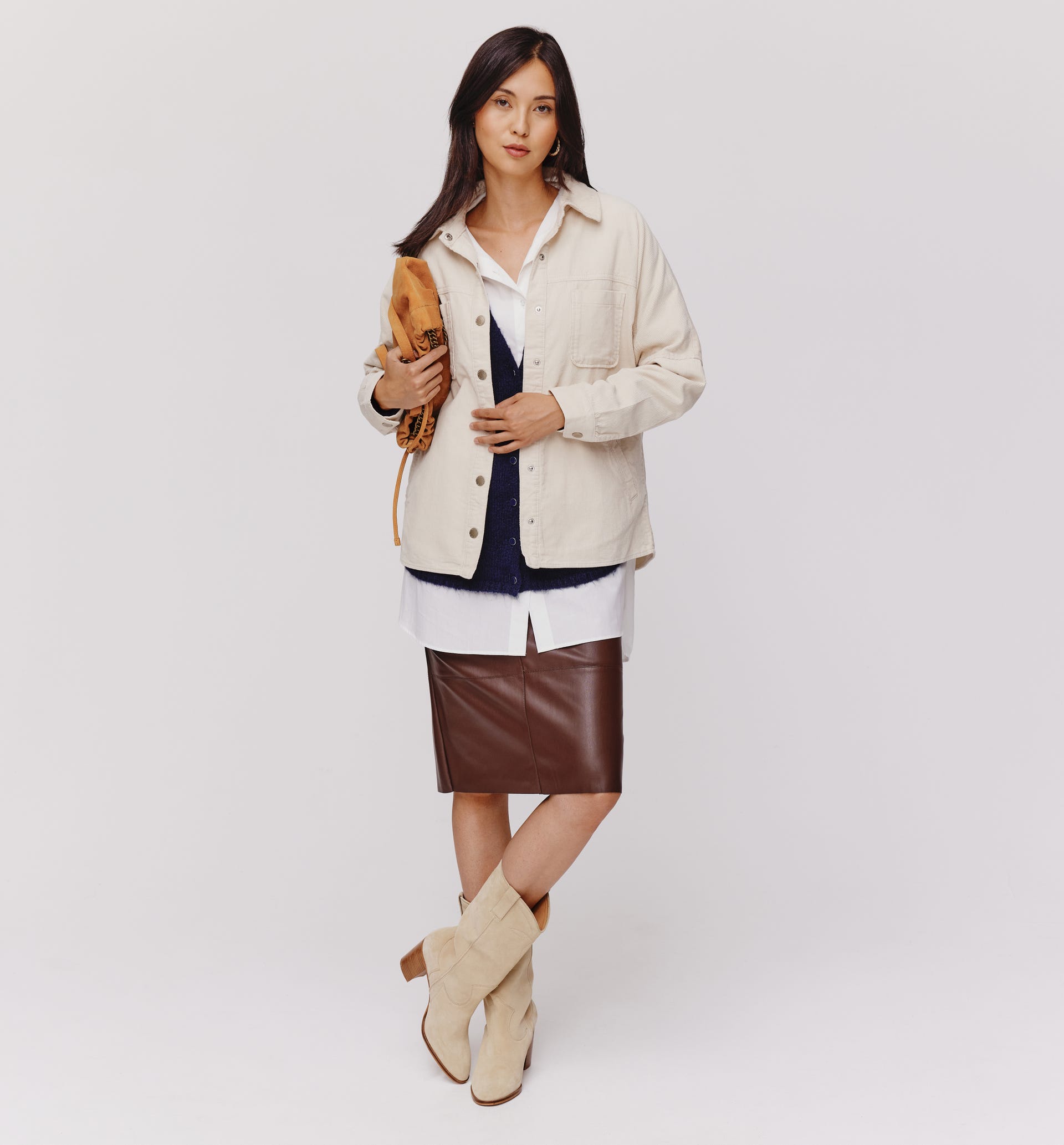 Veste velours Femme