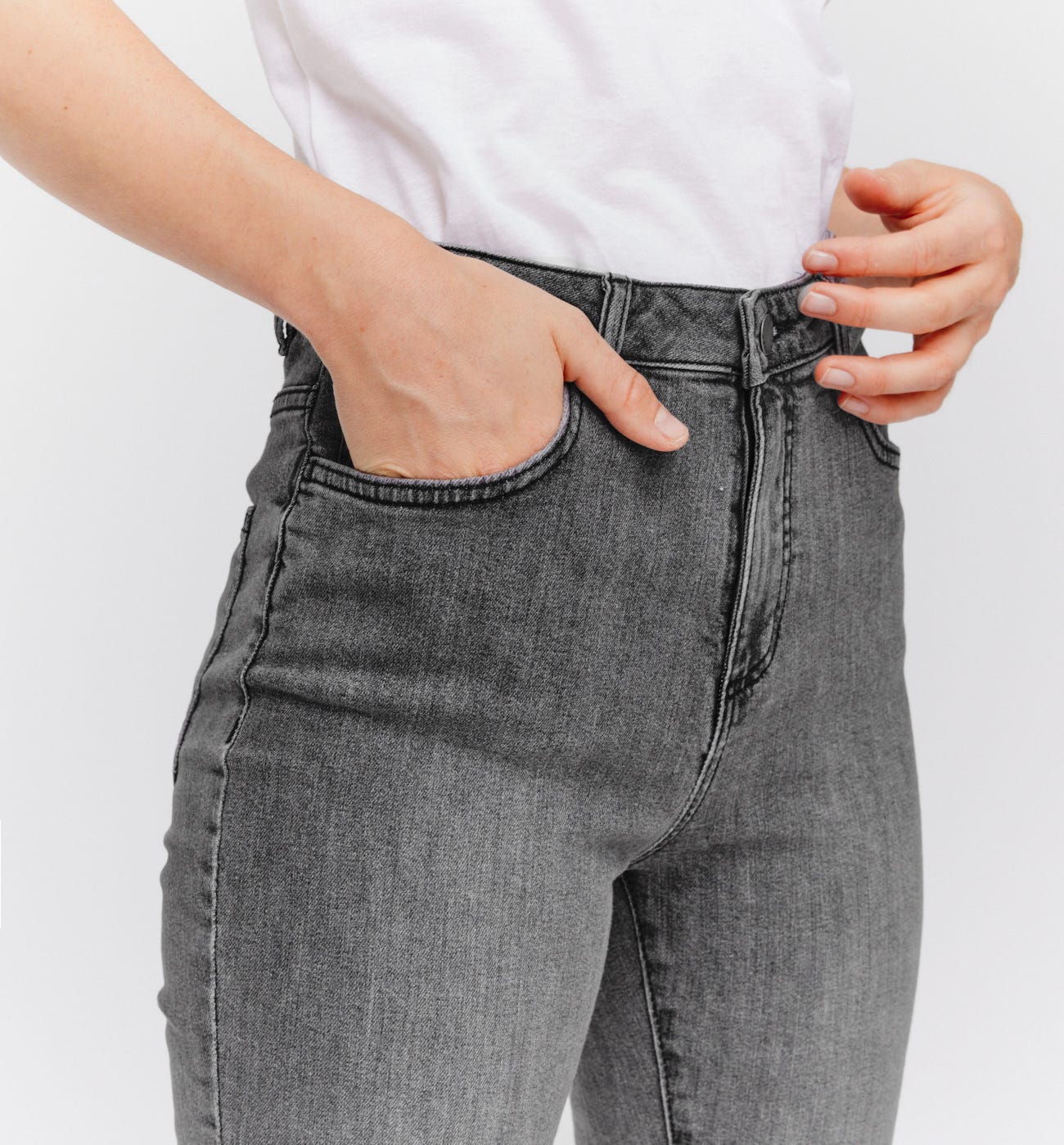EMILE skinny high-waist jeans