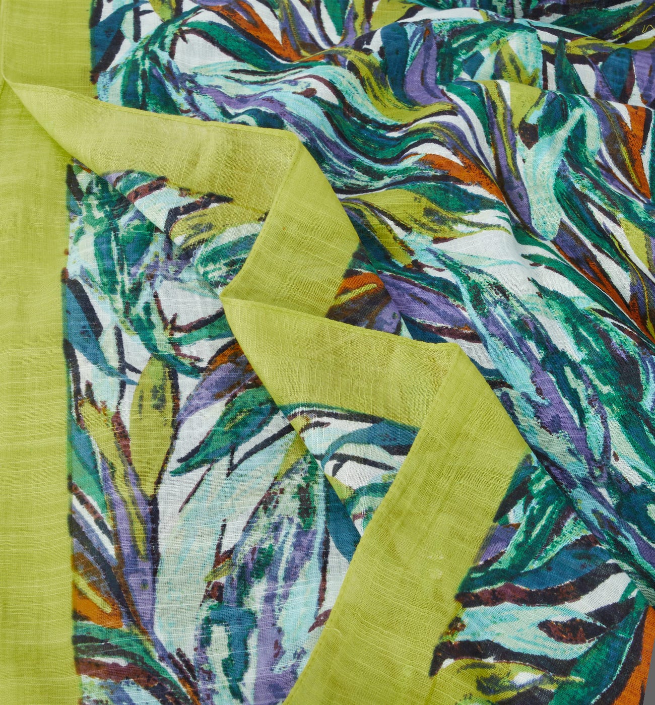 Patterned pareo scarf