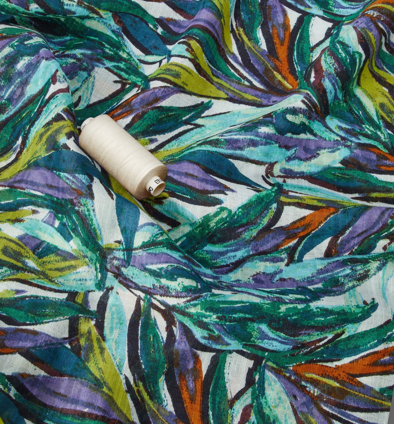 Patterned pareo scarf