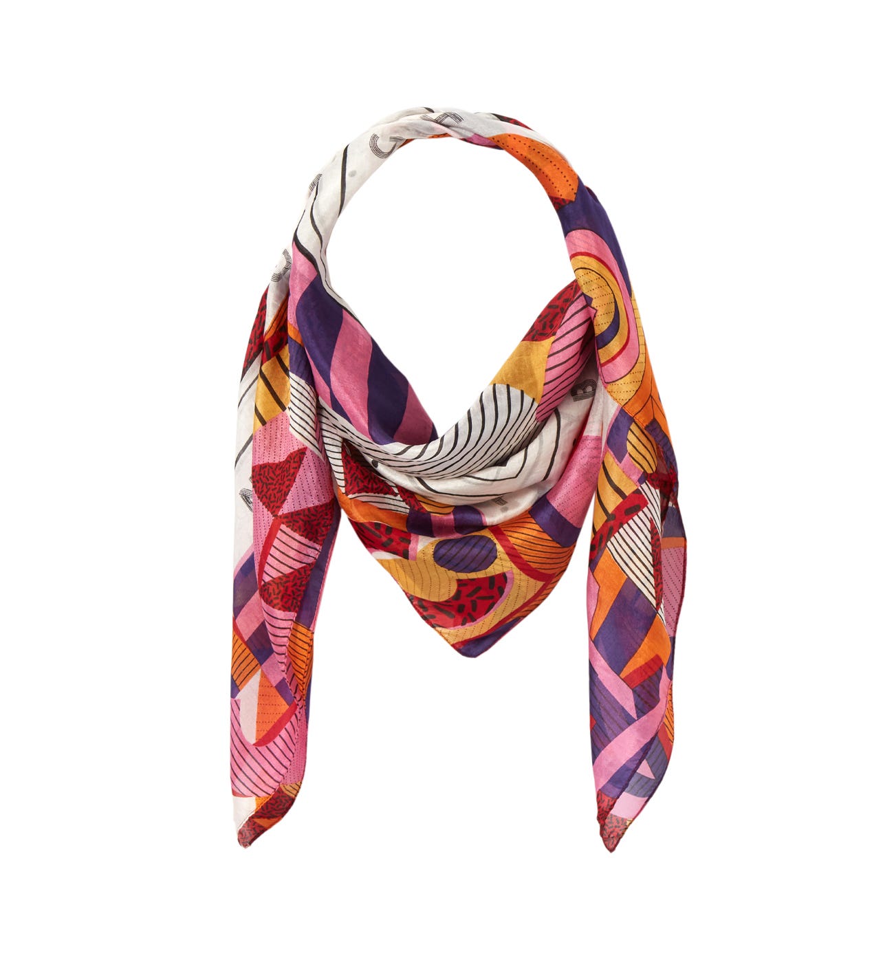 Foulard en soie ABCdaire