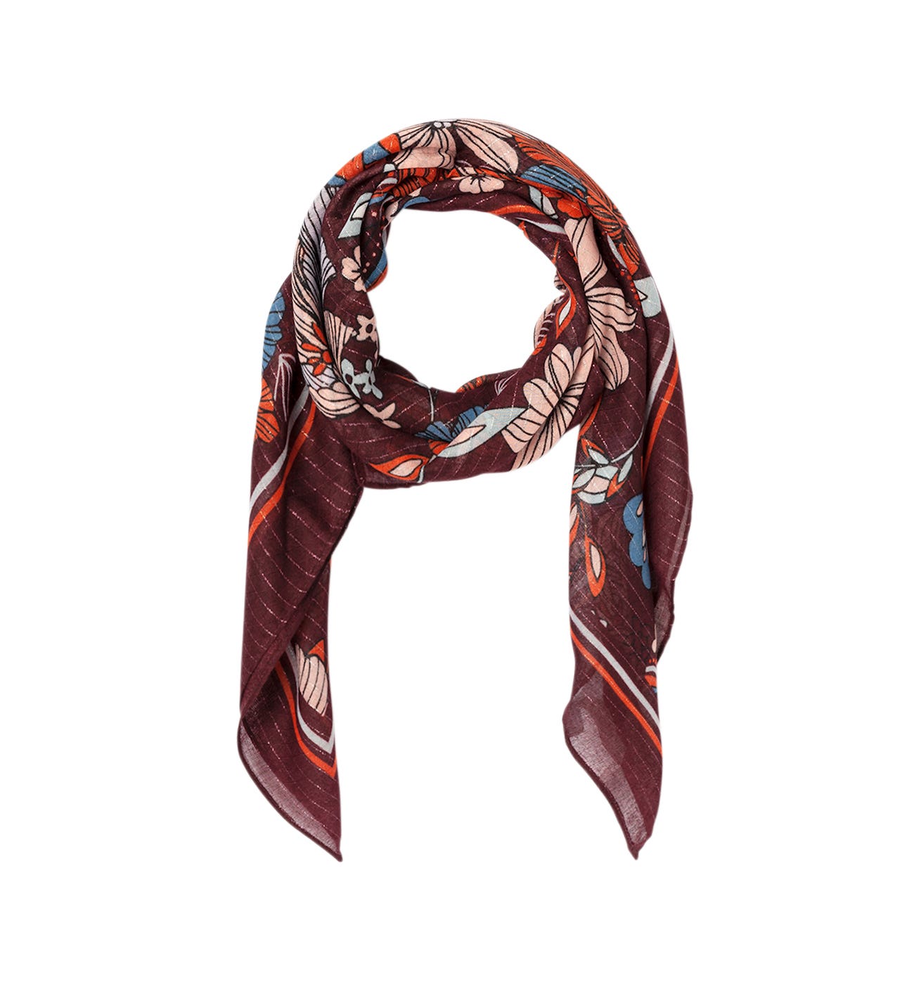 Foulard quadrato fantasia