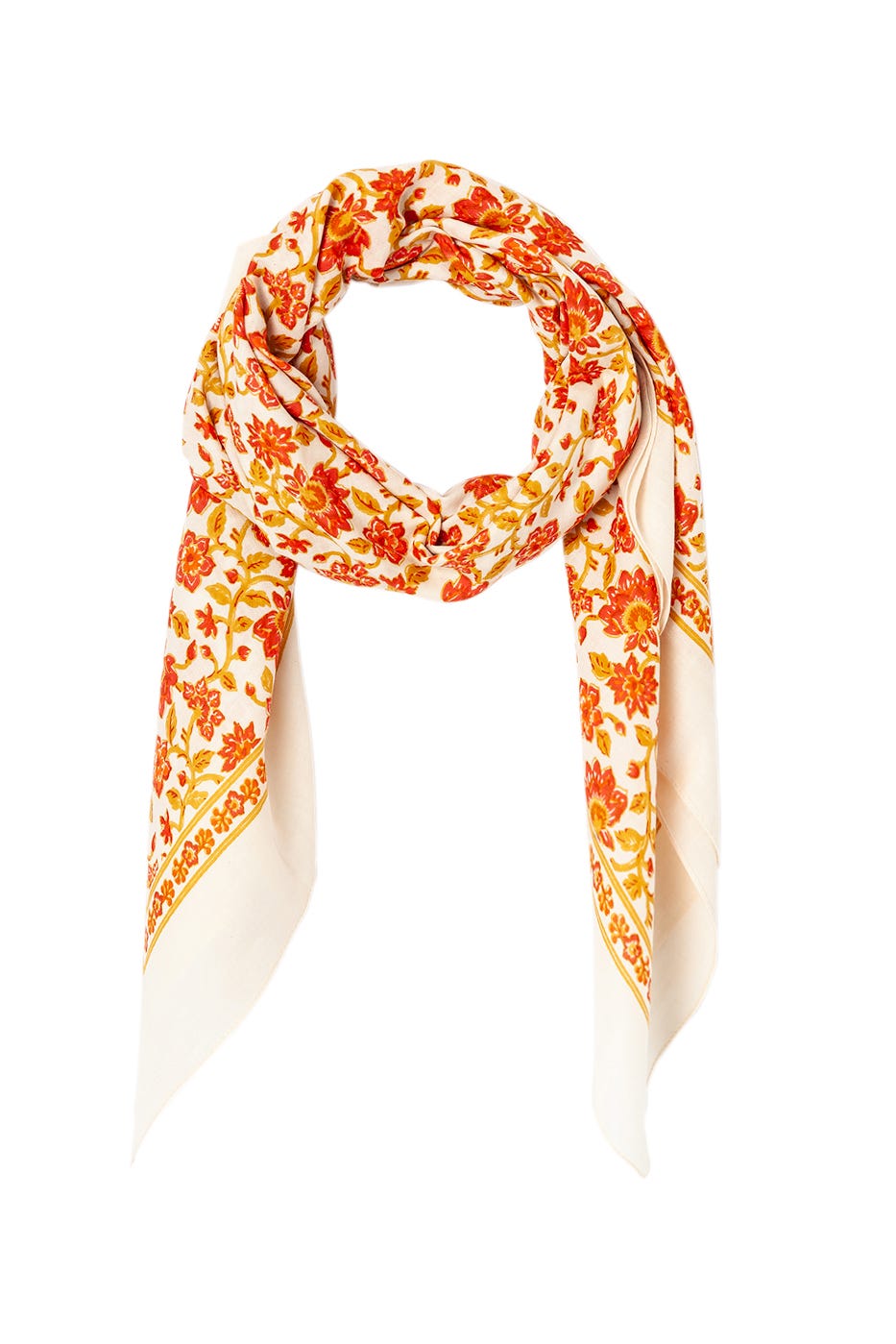 Foulard carré imprimé Femme