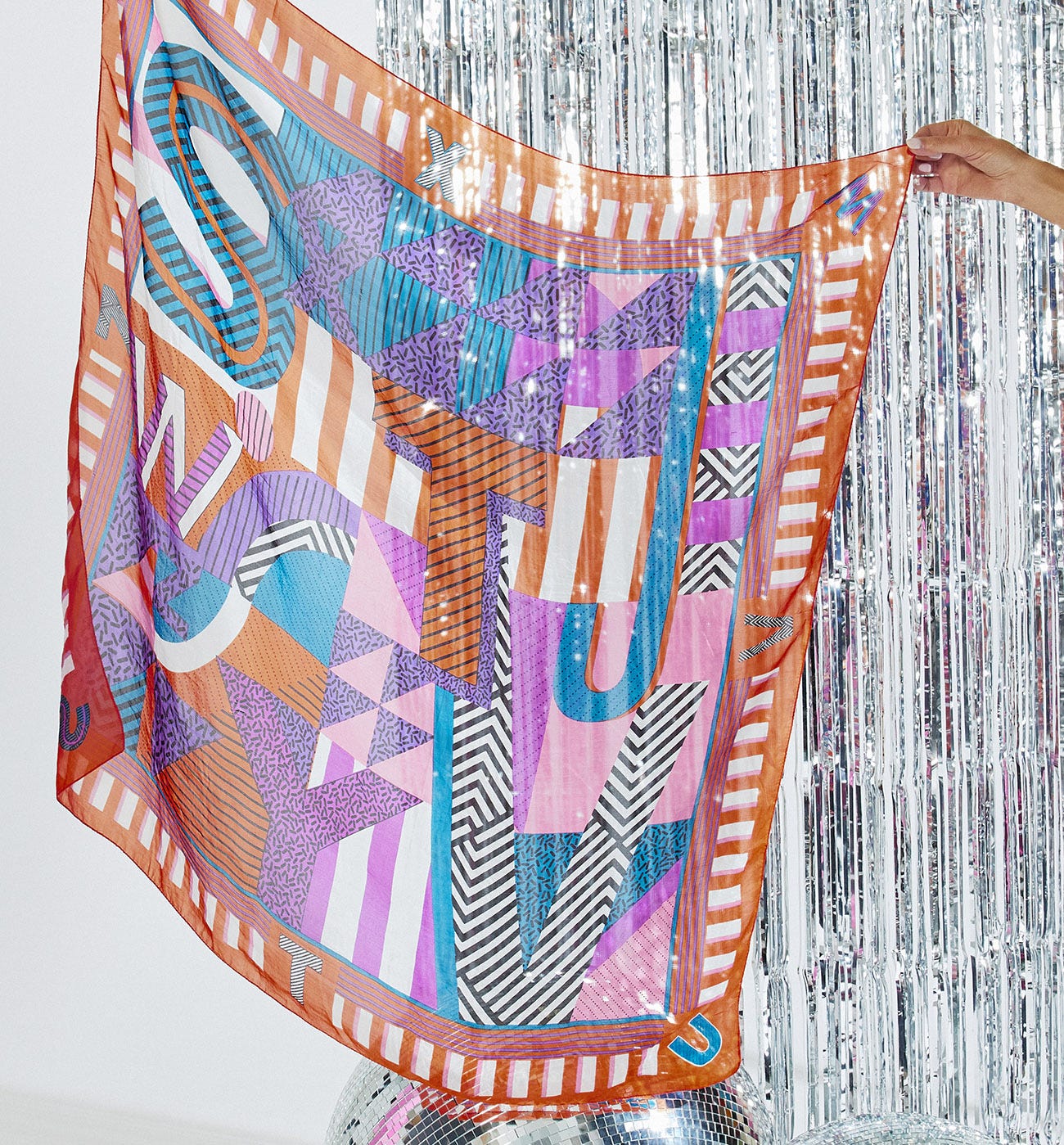 Foulard en soie ABCdaire
