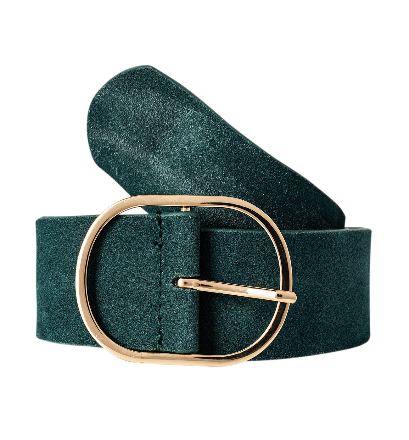 Real suede belt