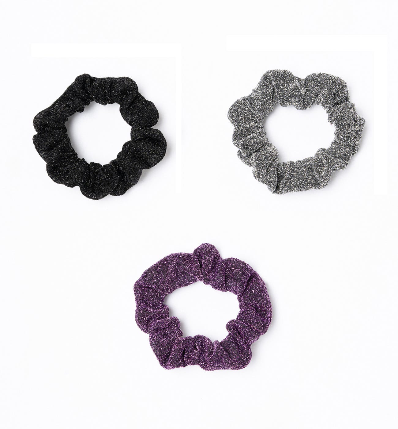 Chouchou pailleté (lot de 3)