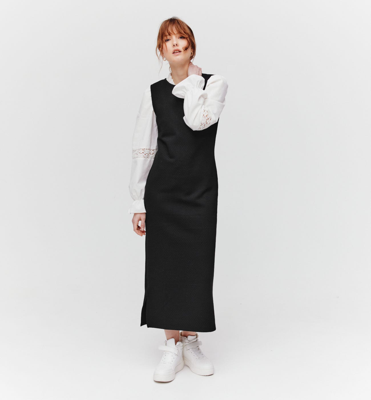 Long textured dress