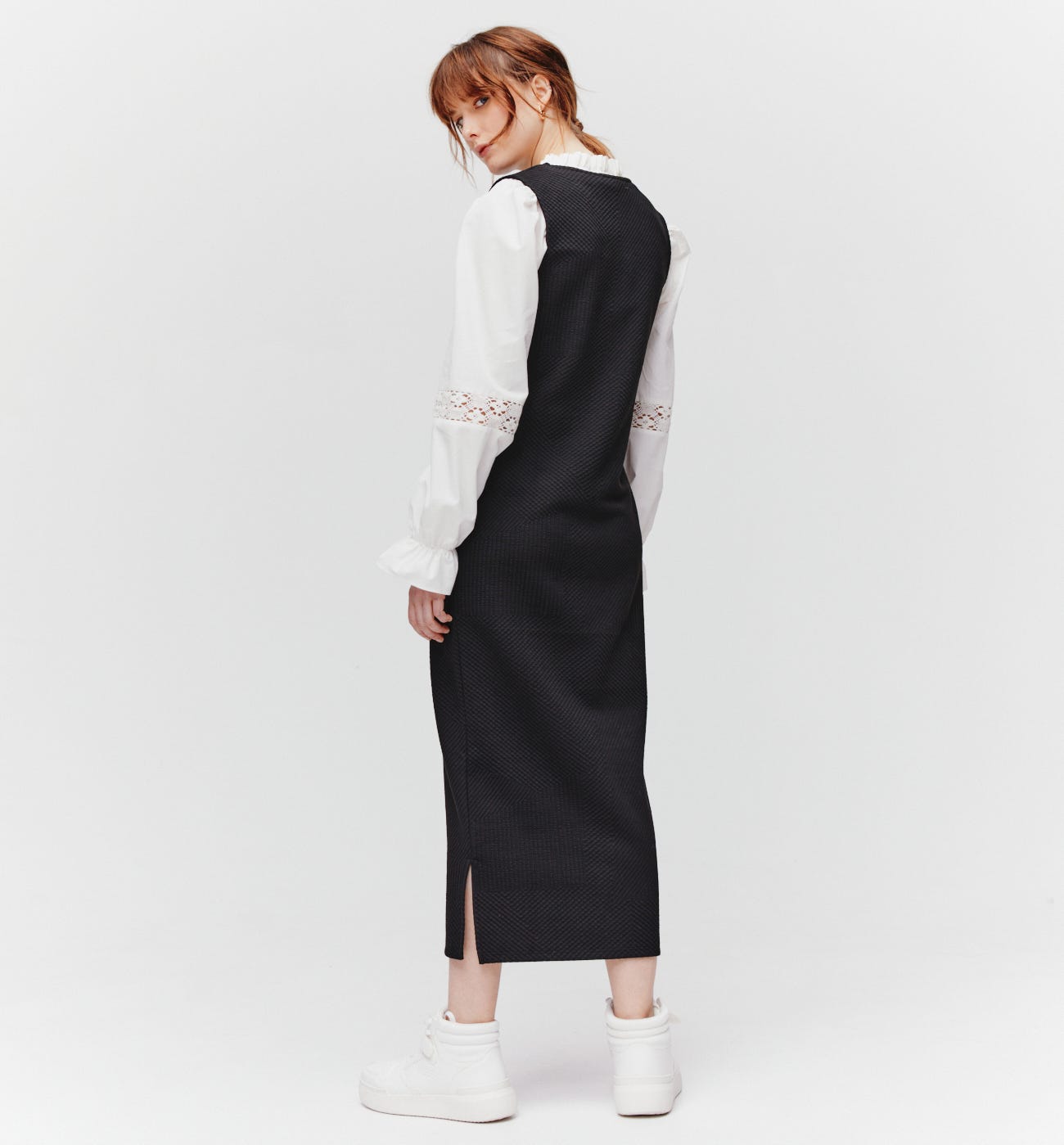 Long textured dress