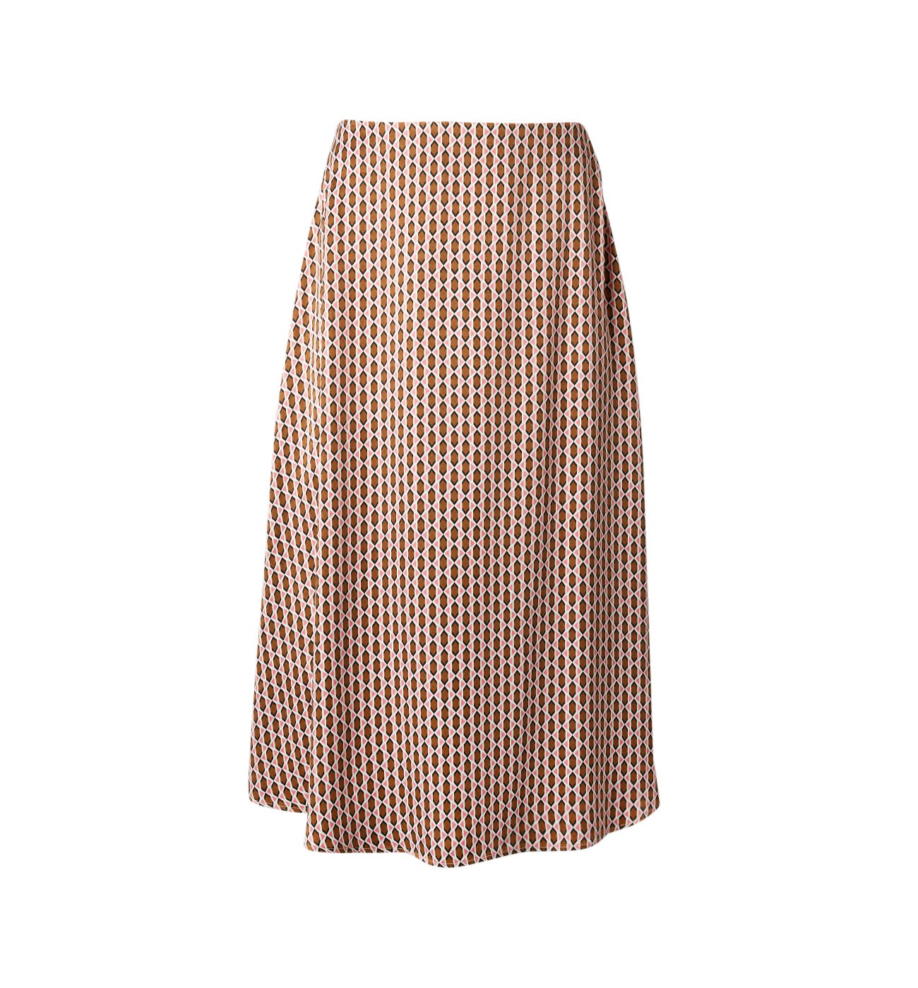 Silky A-line skirt