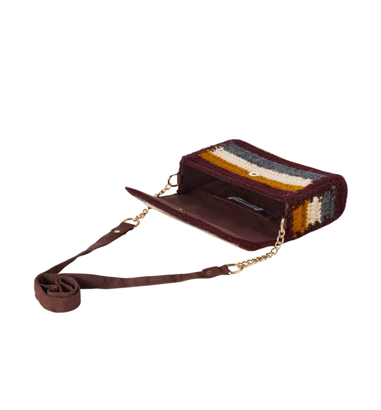 Sac pochette en tricot Femme