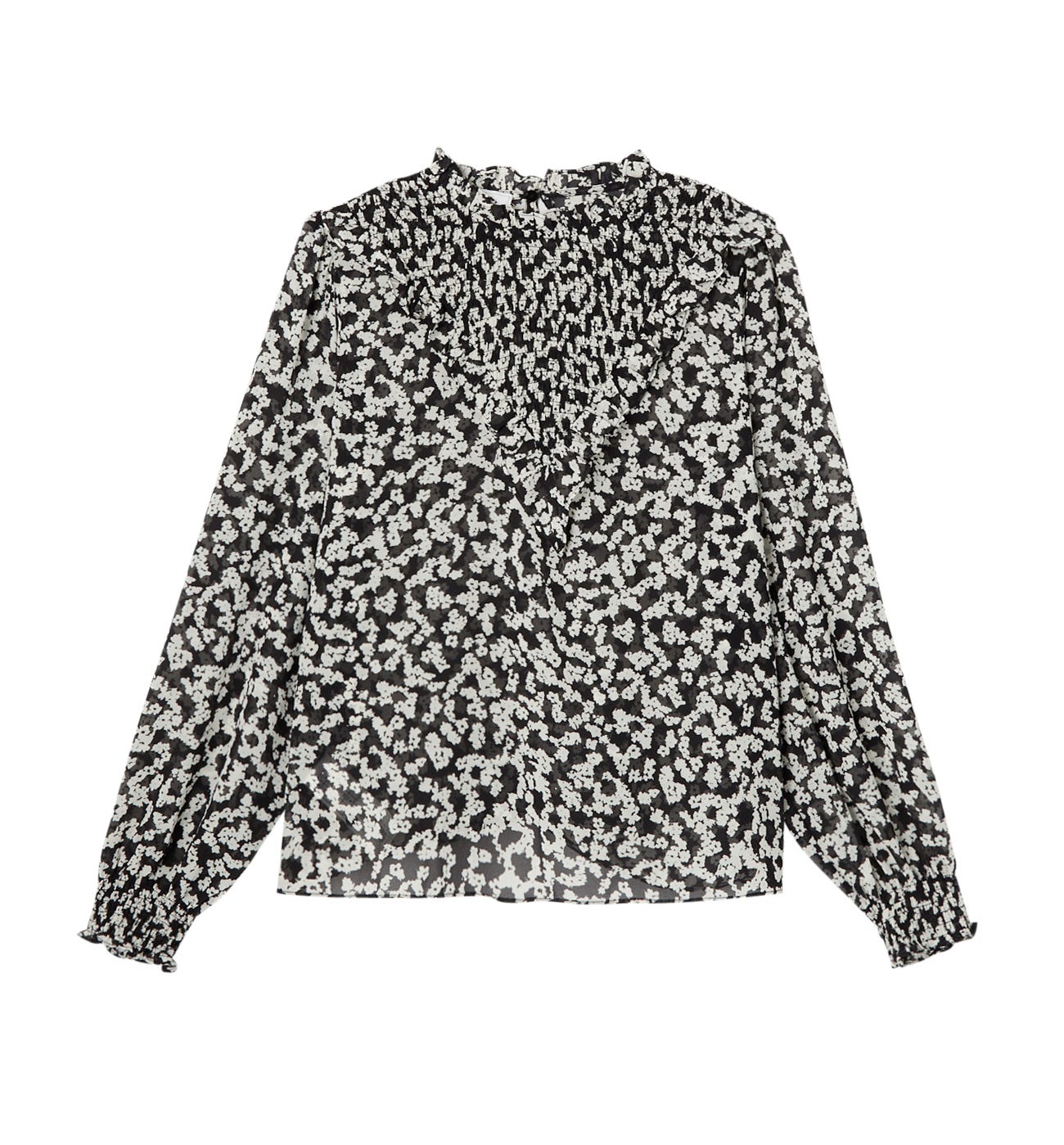 Gemusterte Bluse
