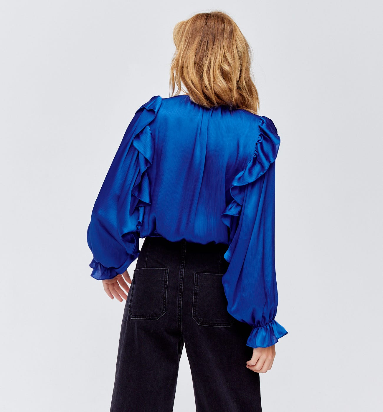 Blouse à volants Femme