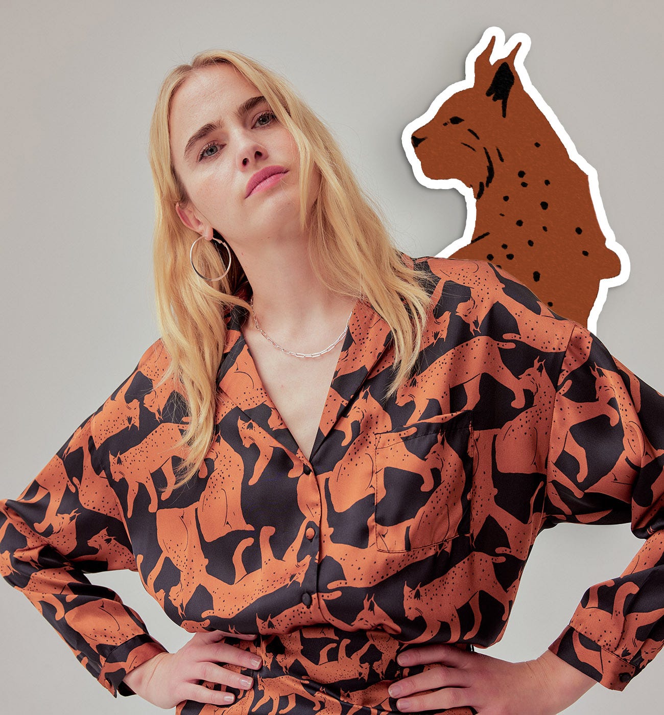 Camisa estampada DIM