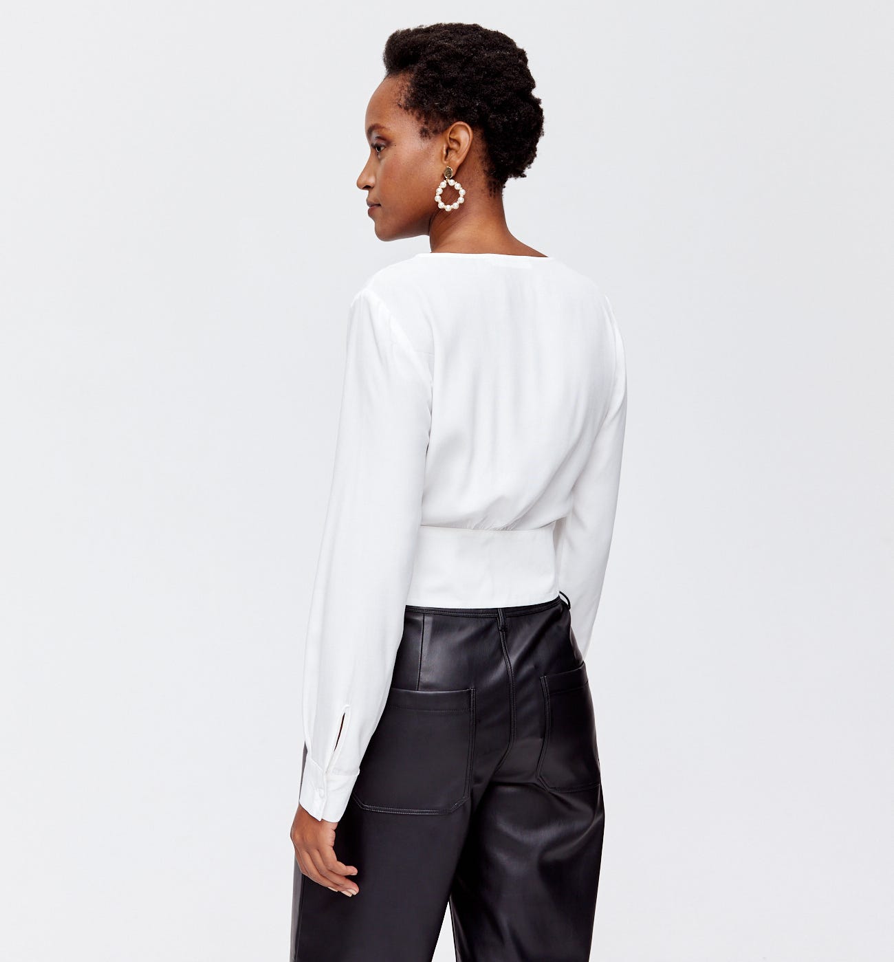 Bluse mit Spitzendetails