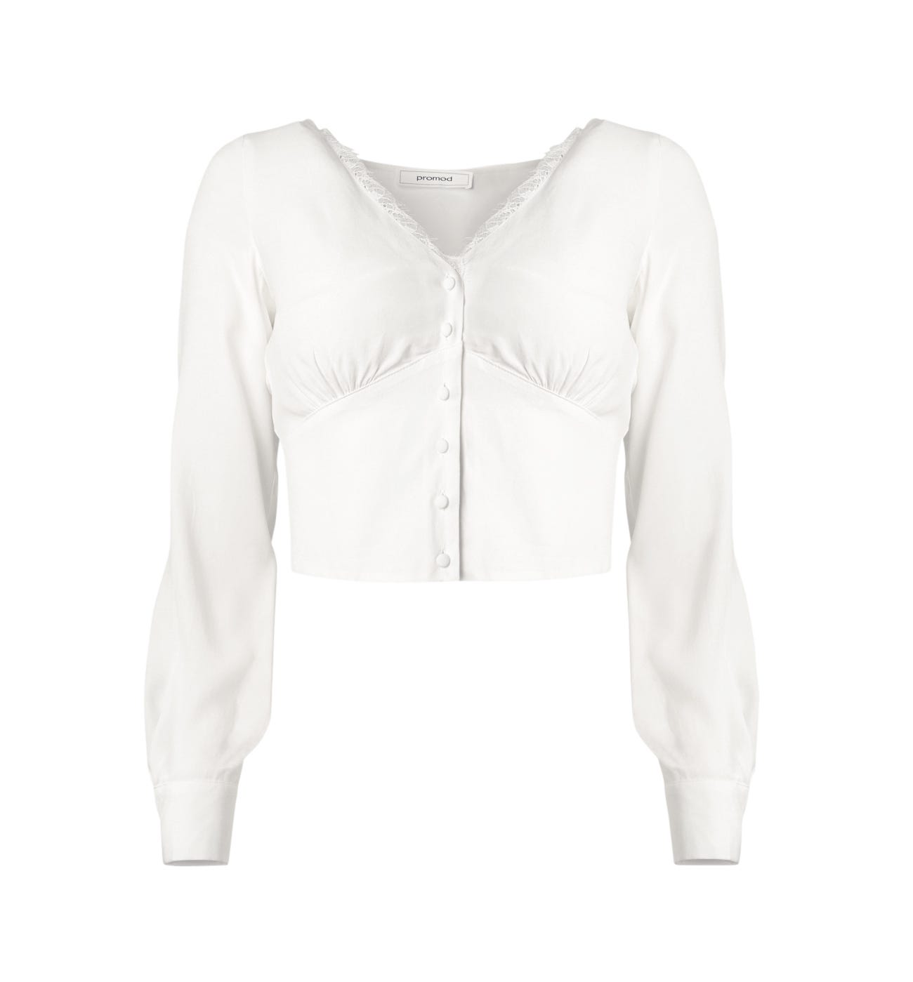Bluse mit Spitzendetails