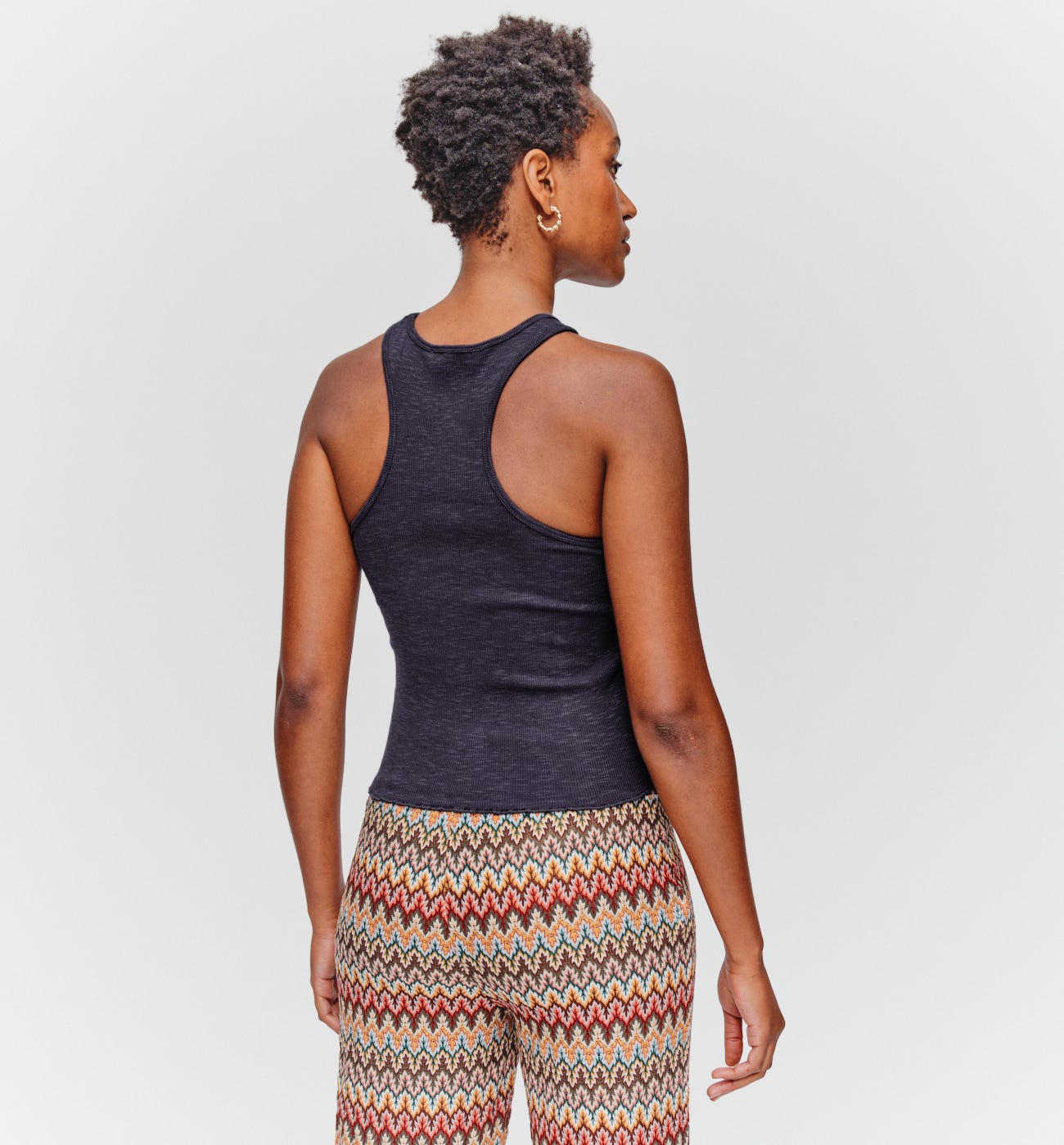 Tanktop aus Rippjersey