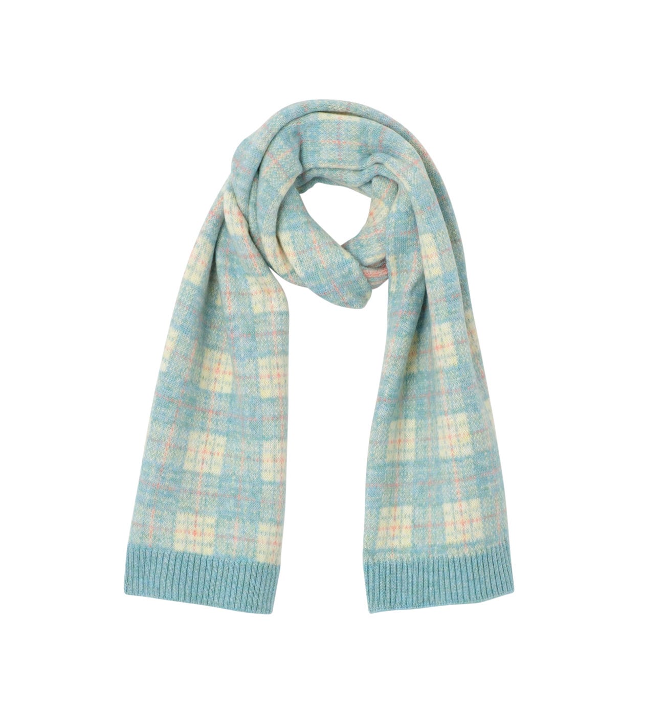 Checked scarf
