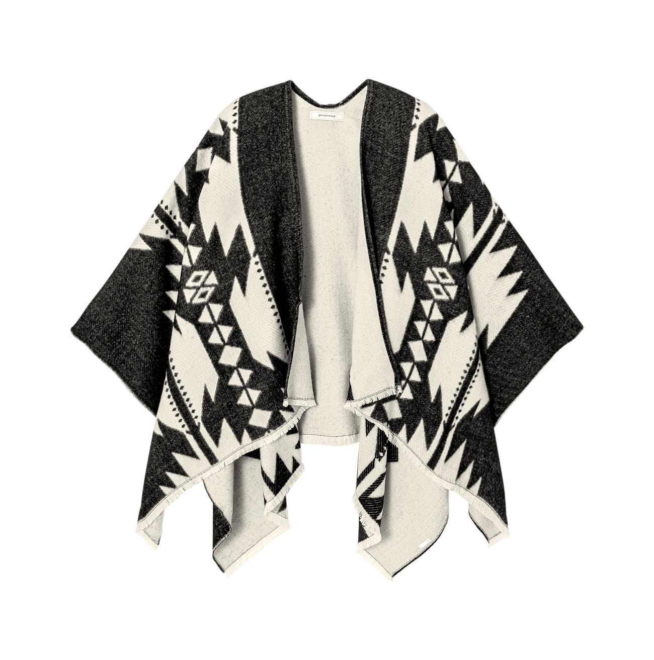 Poncho motivos amerindios