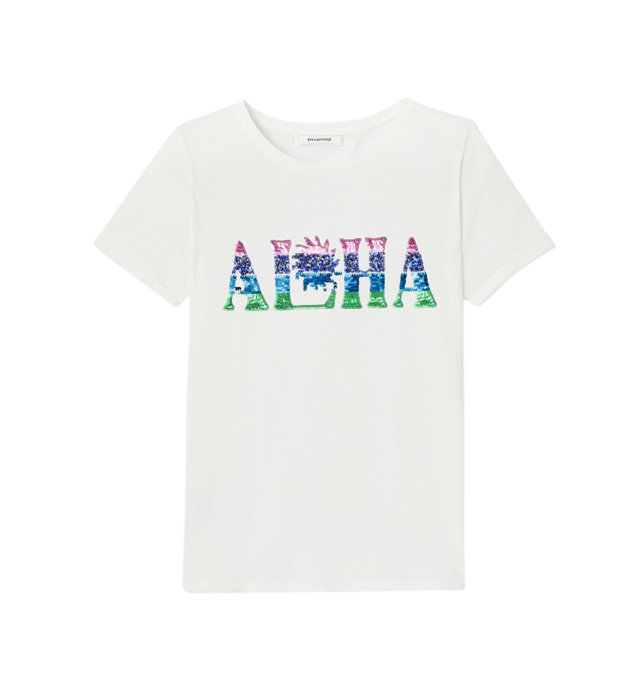 T-shirt con paillette
