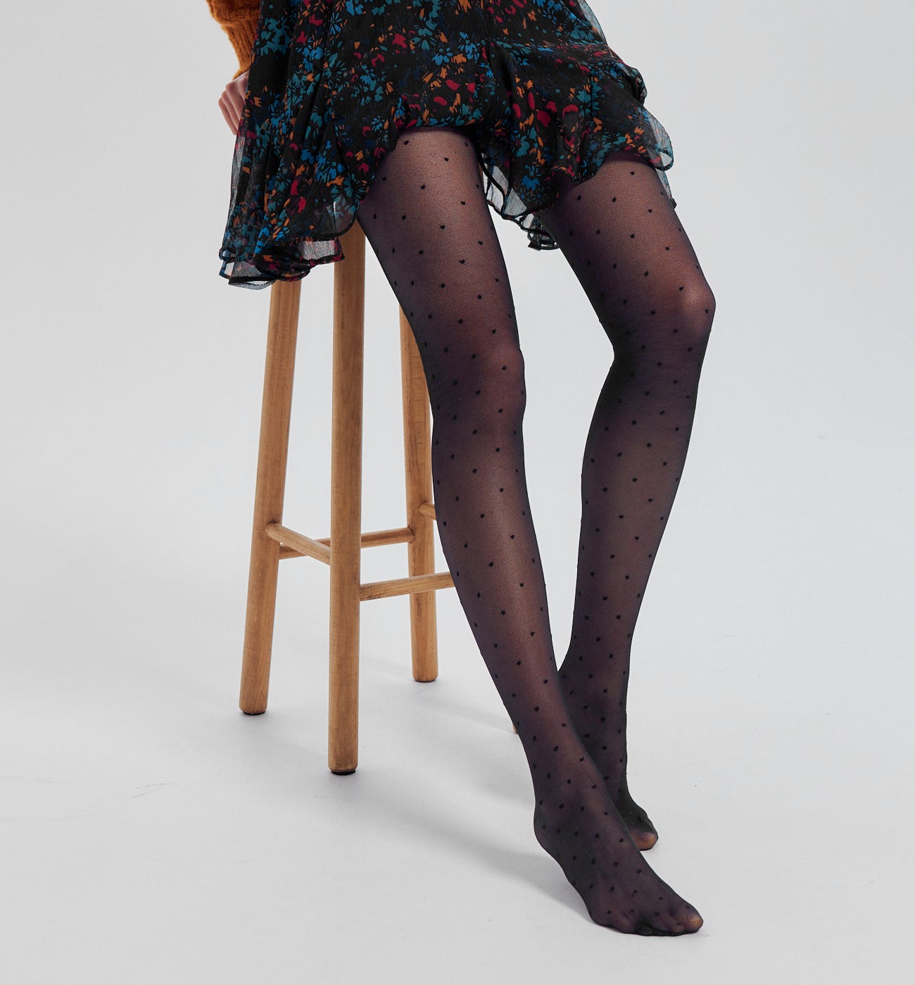 Collant plumetis Femme