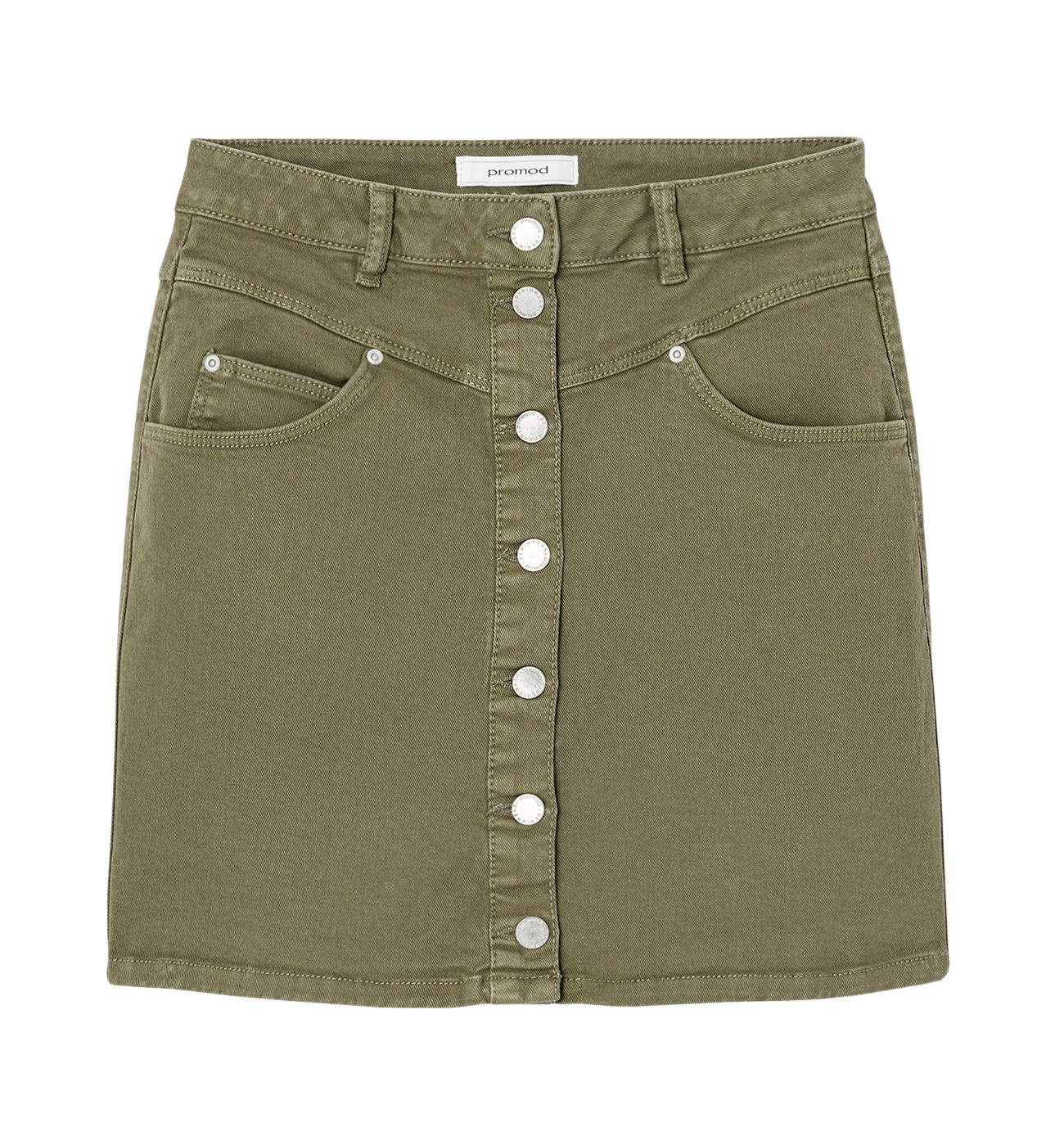Mini-jupe en toile Femme