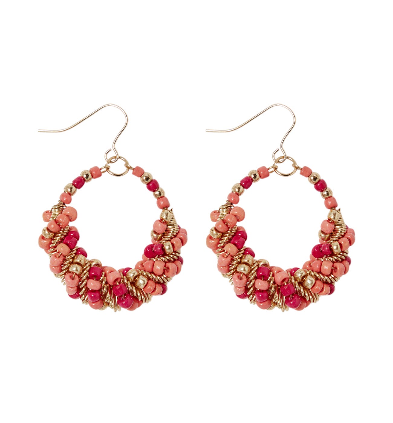 Boucles d'oreilles perlées