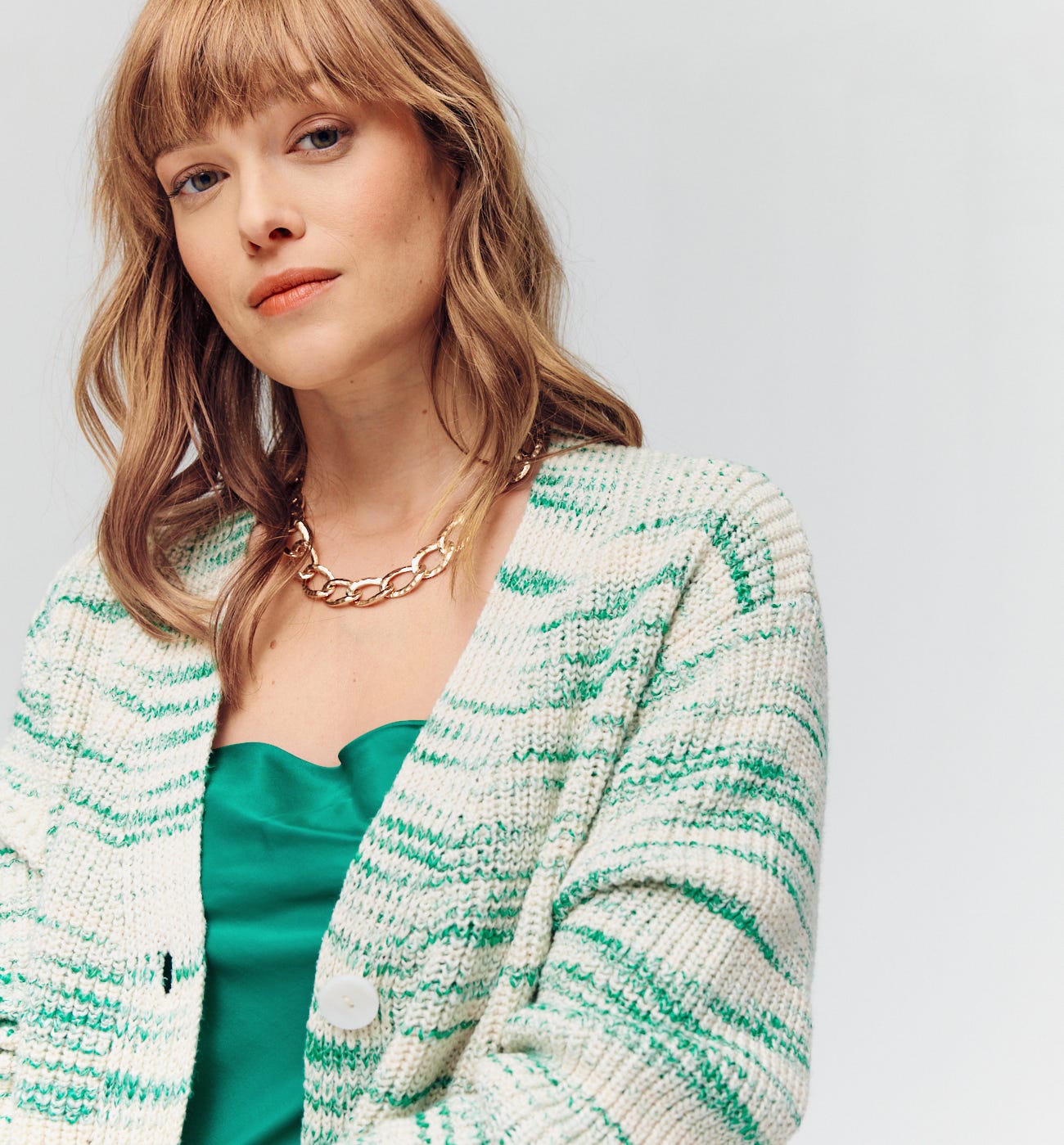 Gilet boutonné Femme