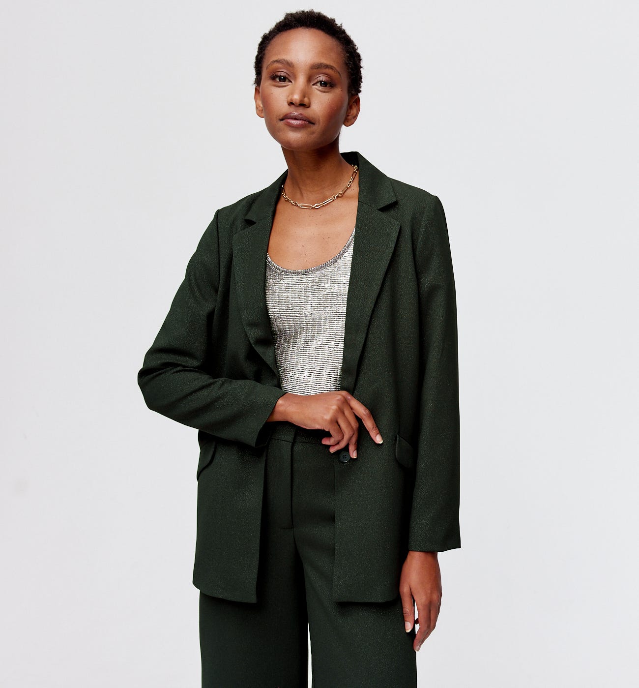Blazer glitterato