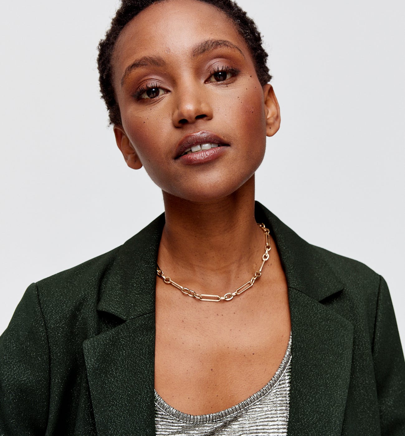 Veste de tailleur pailletée