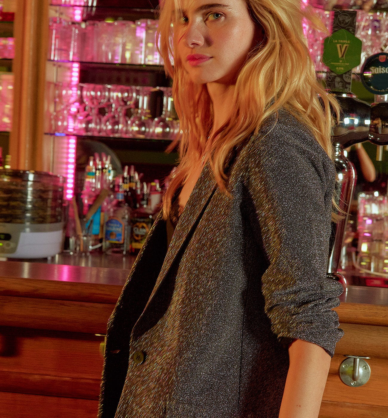 Sequinned jacket