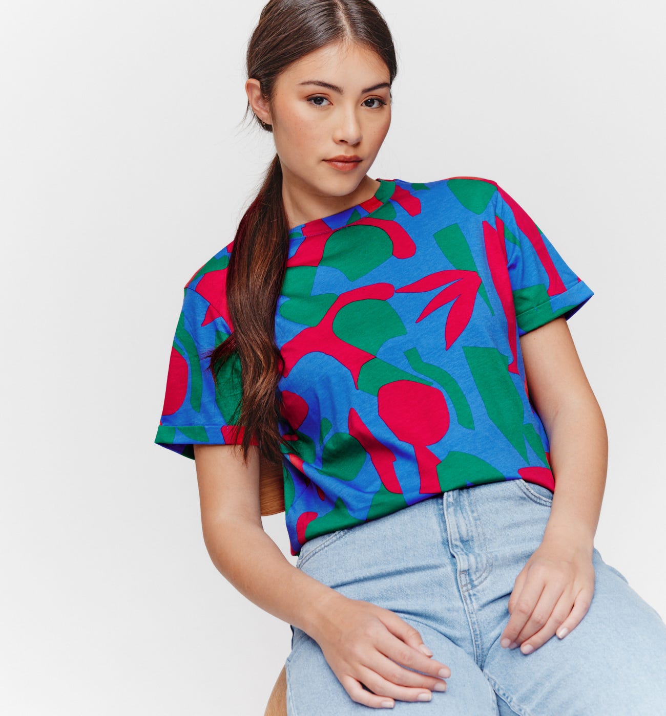 T-shirt oversize imprimé