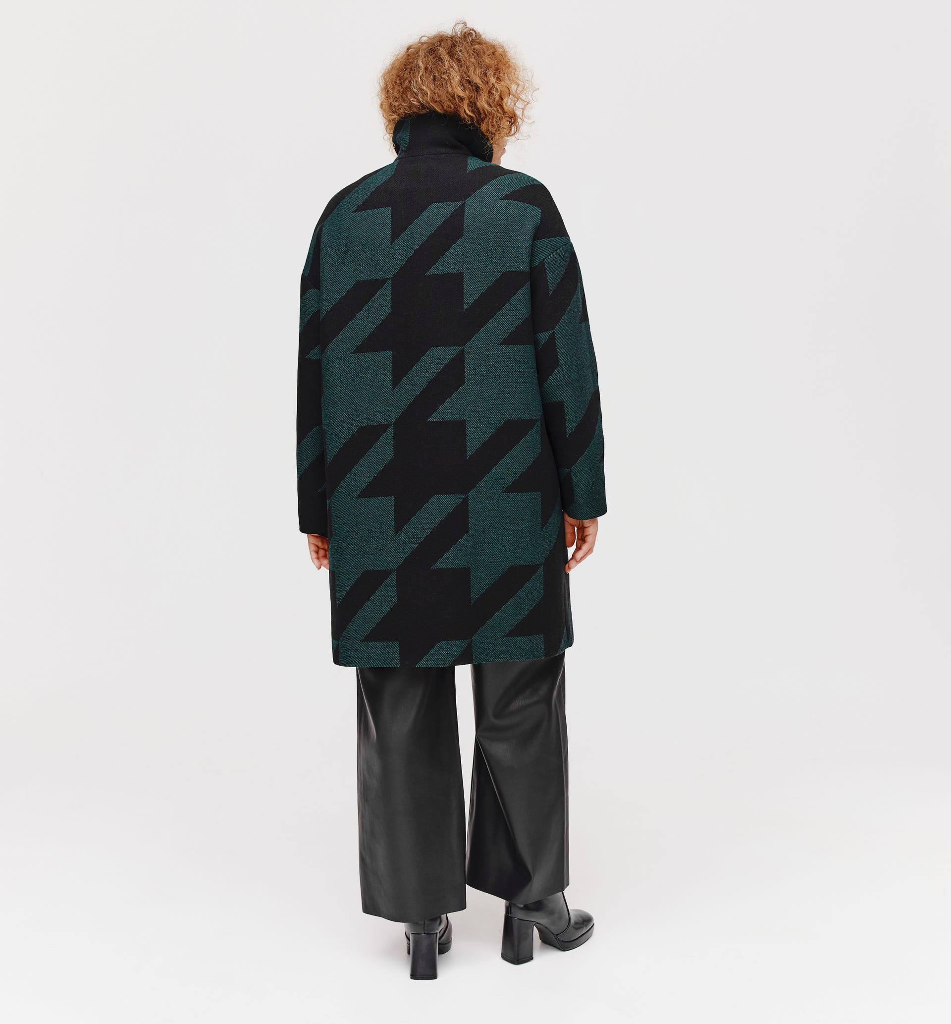 Wool blend coat