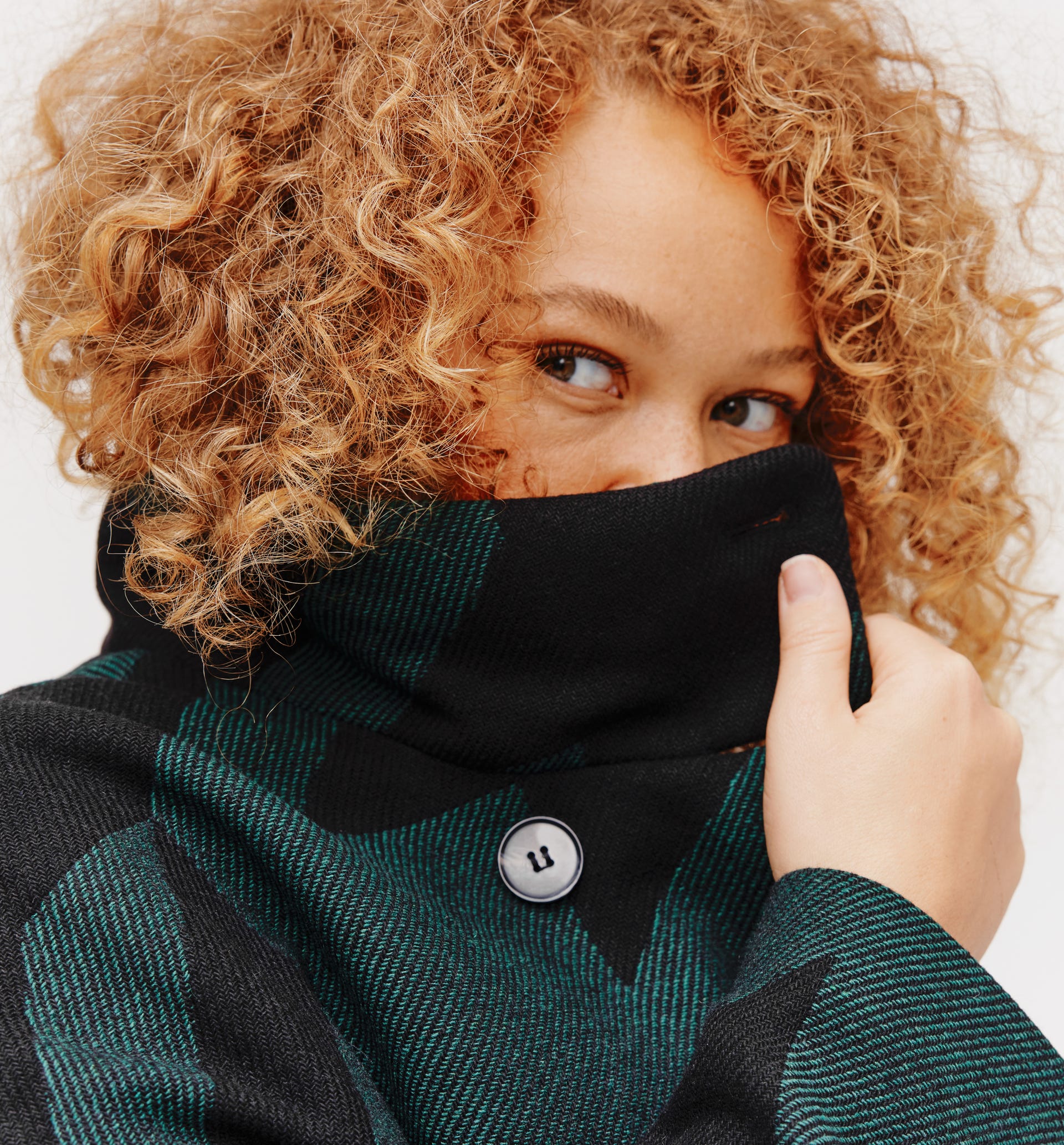Wool blend coat