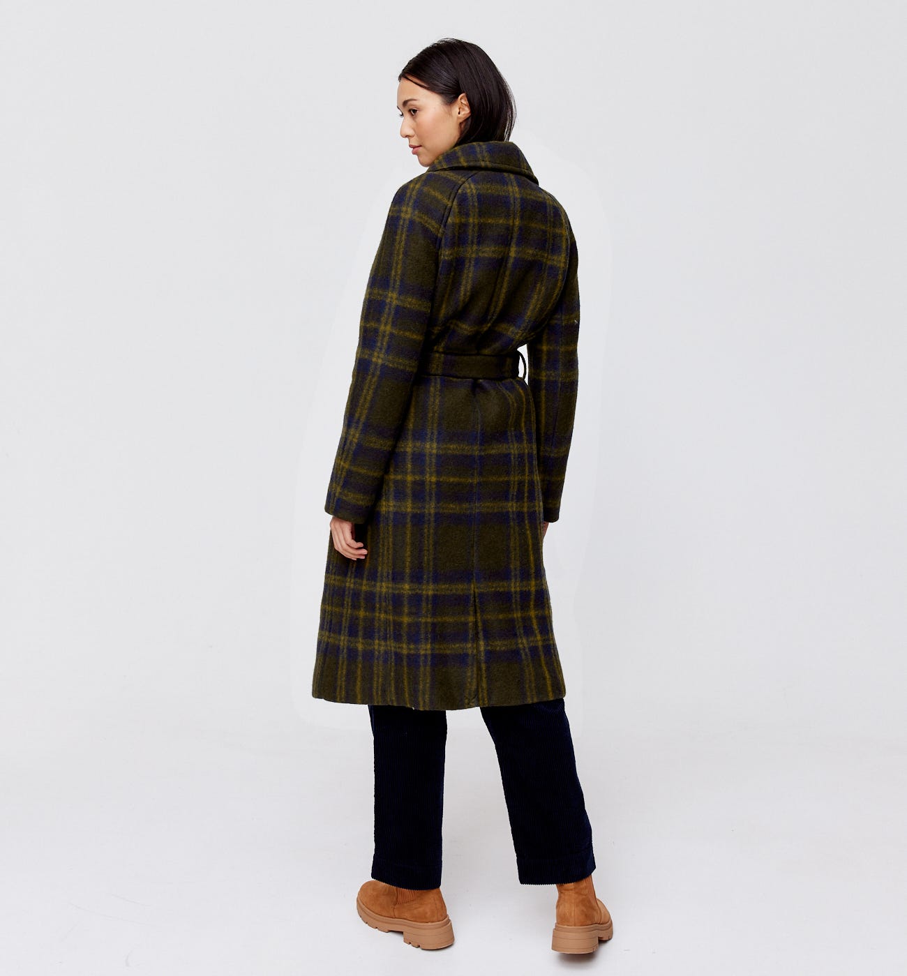Manteau en laine mélangée