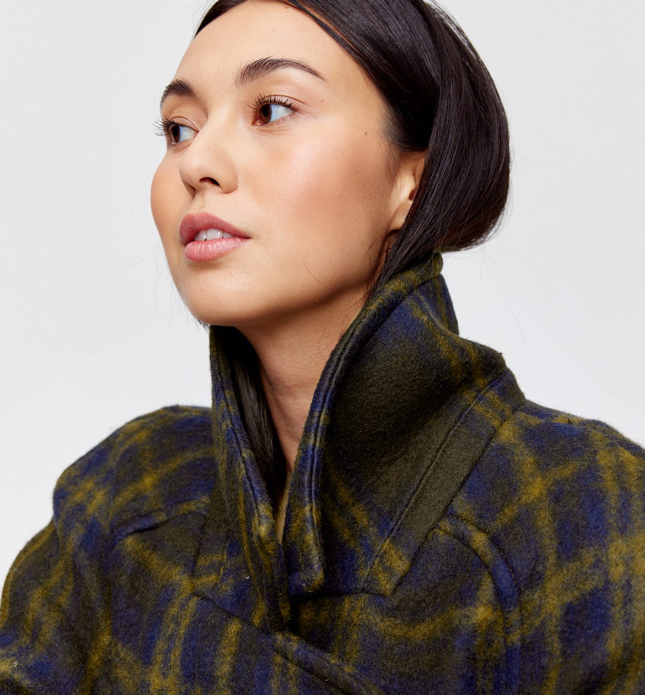 Manteau en laine mélangée