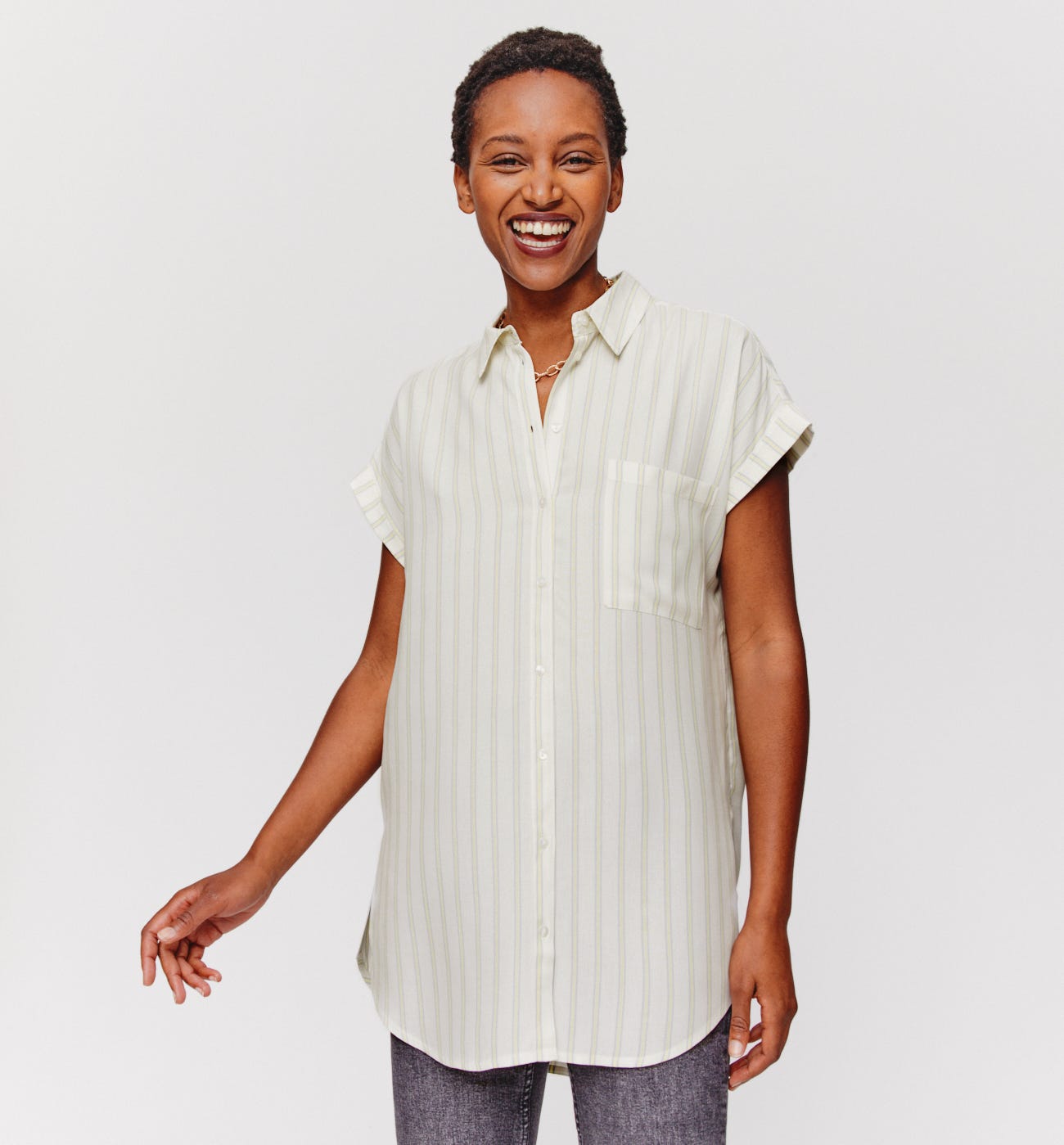 Striped tunic