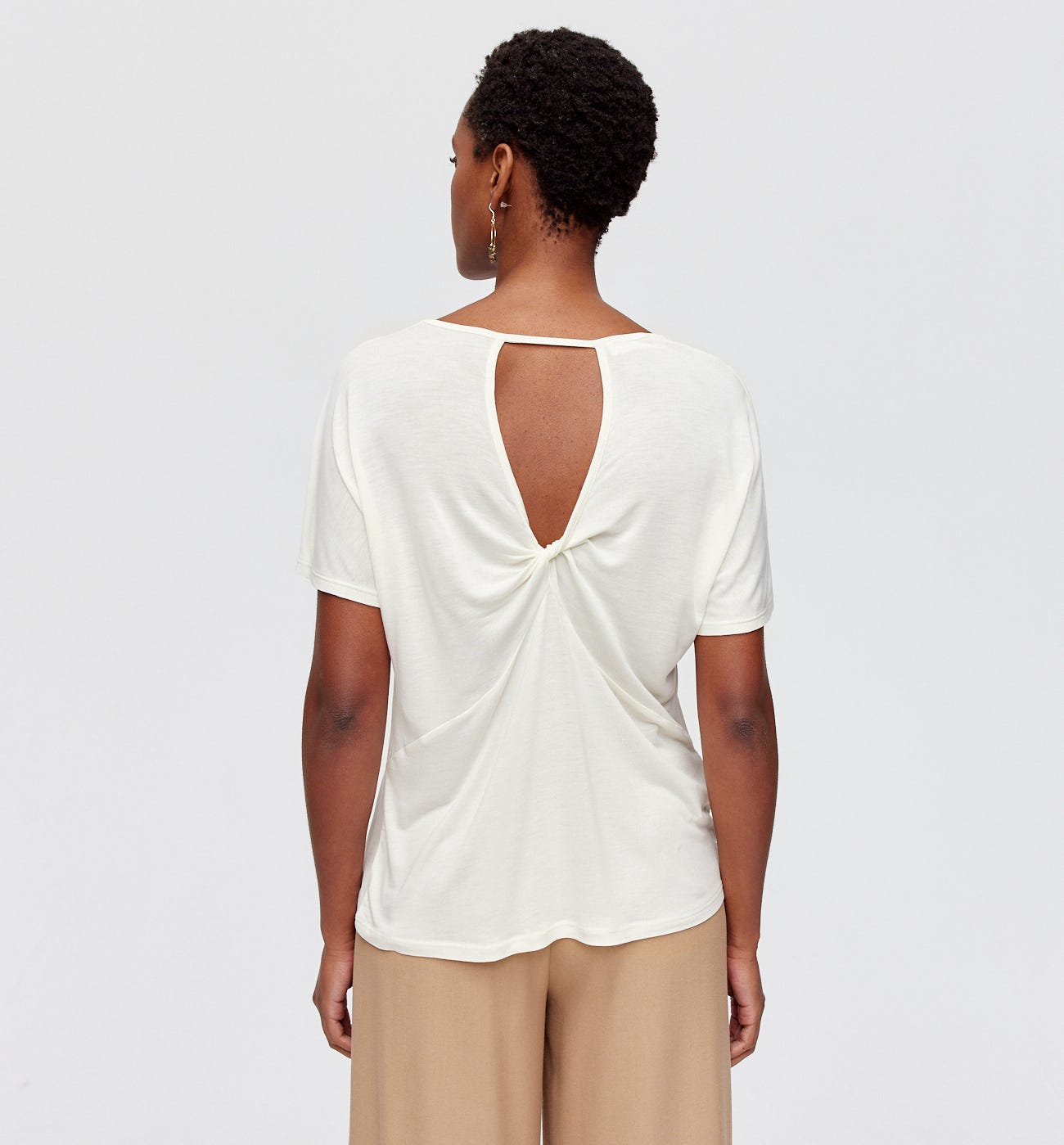 Unifarbenes T-Shirt