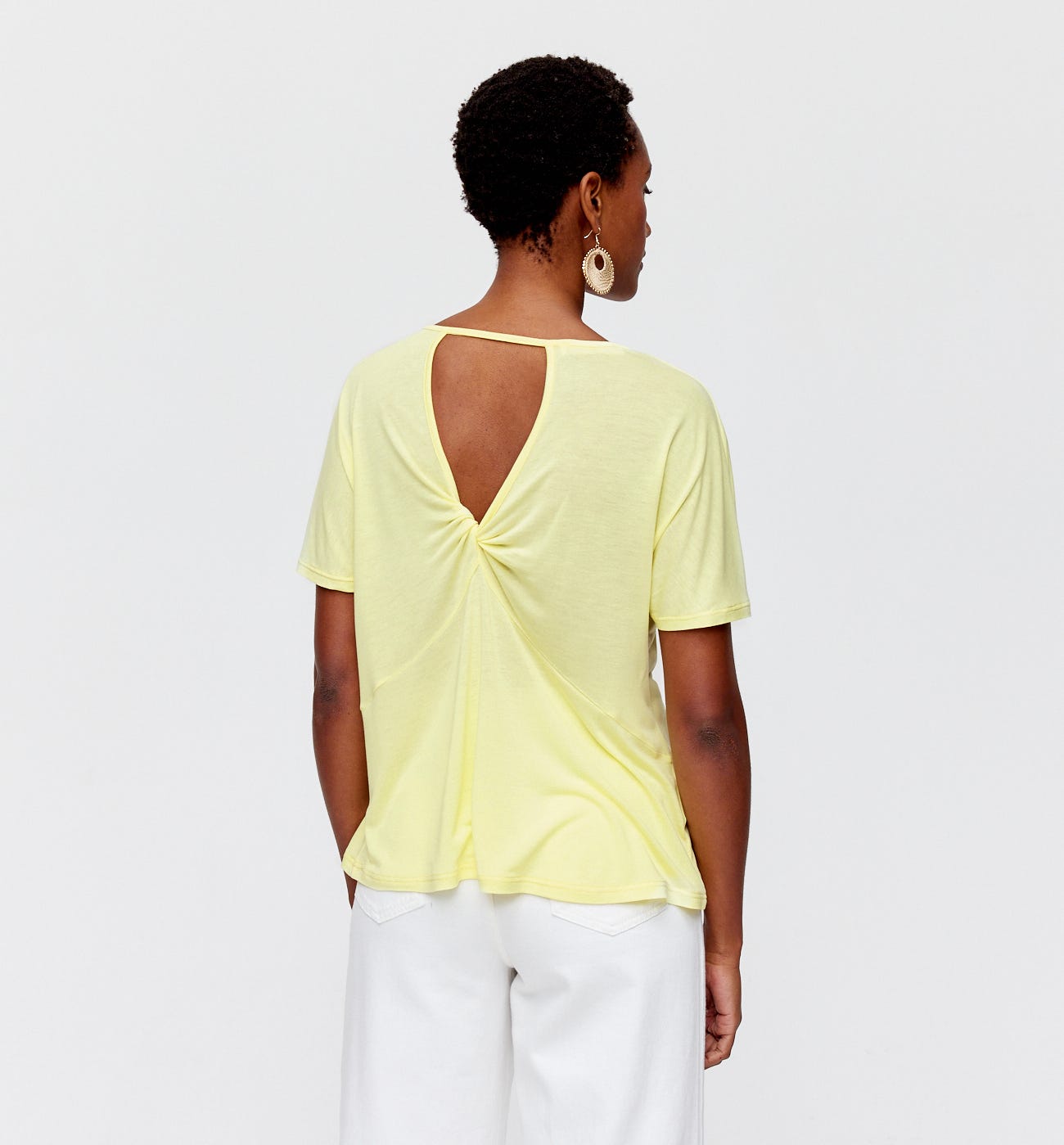 Unifarbenes T-Shirt